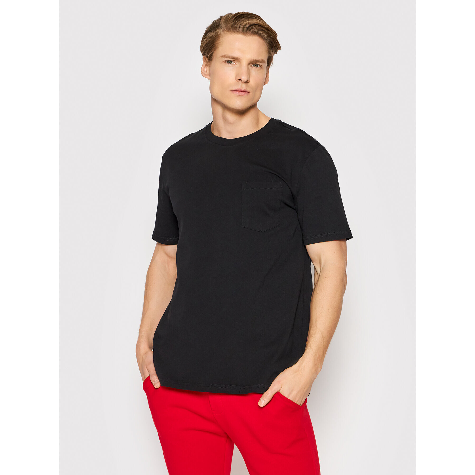 United Colors Of Benetton T-Shirt 3BL0J19G5 Černá Regular Fit - Pepit.cz