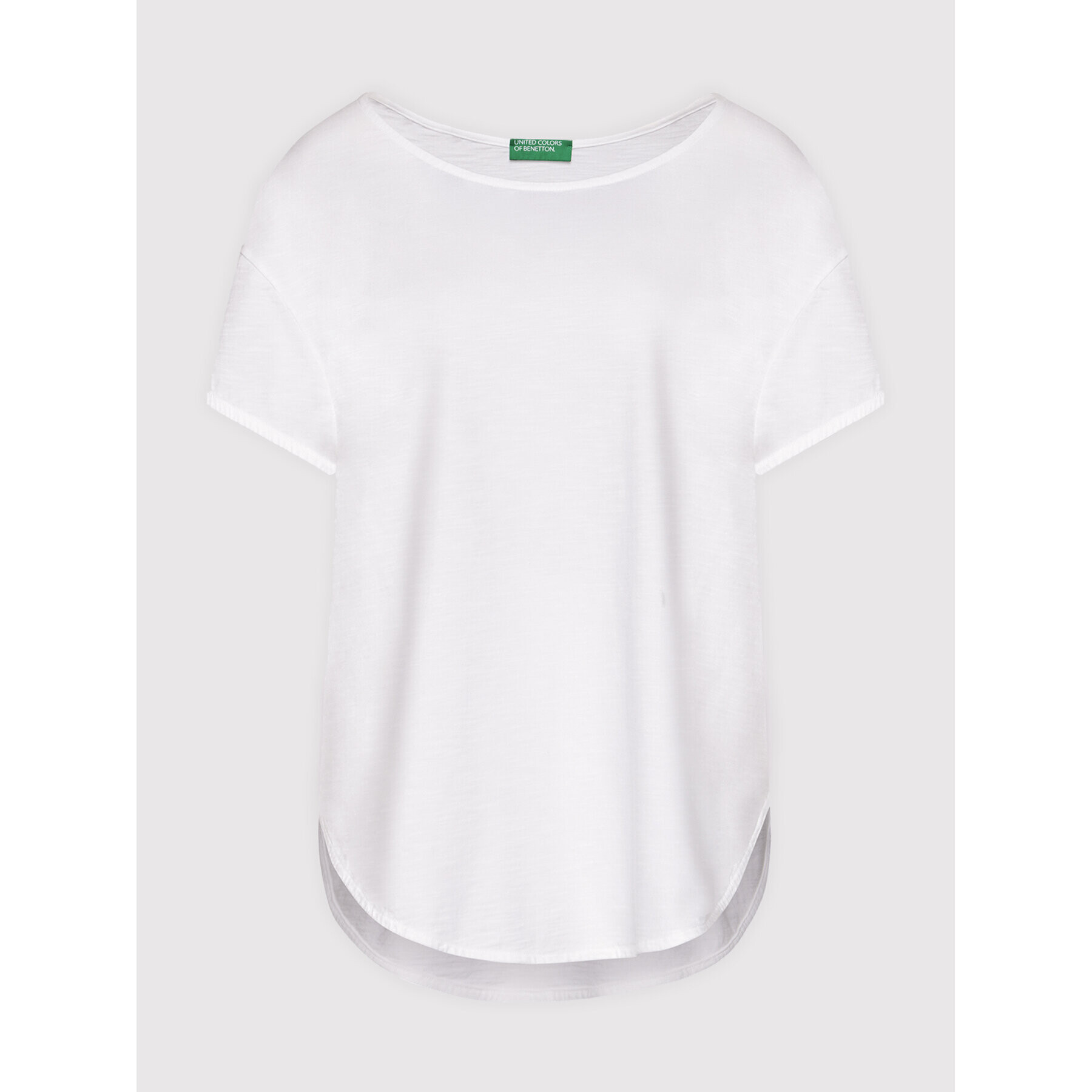 United Colors Of Benetton T-Shirt 3BVXE19E6 Bílá Oversize - Pepit.cz