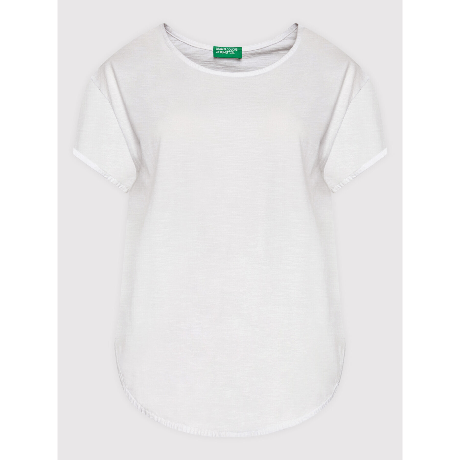 United Colors Of Benetton T-Shirt 3BVXE19E6 Bílá Oversize - Pepit.cz