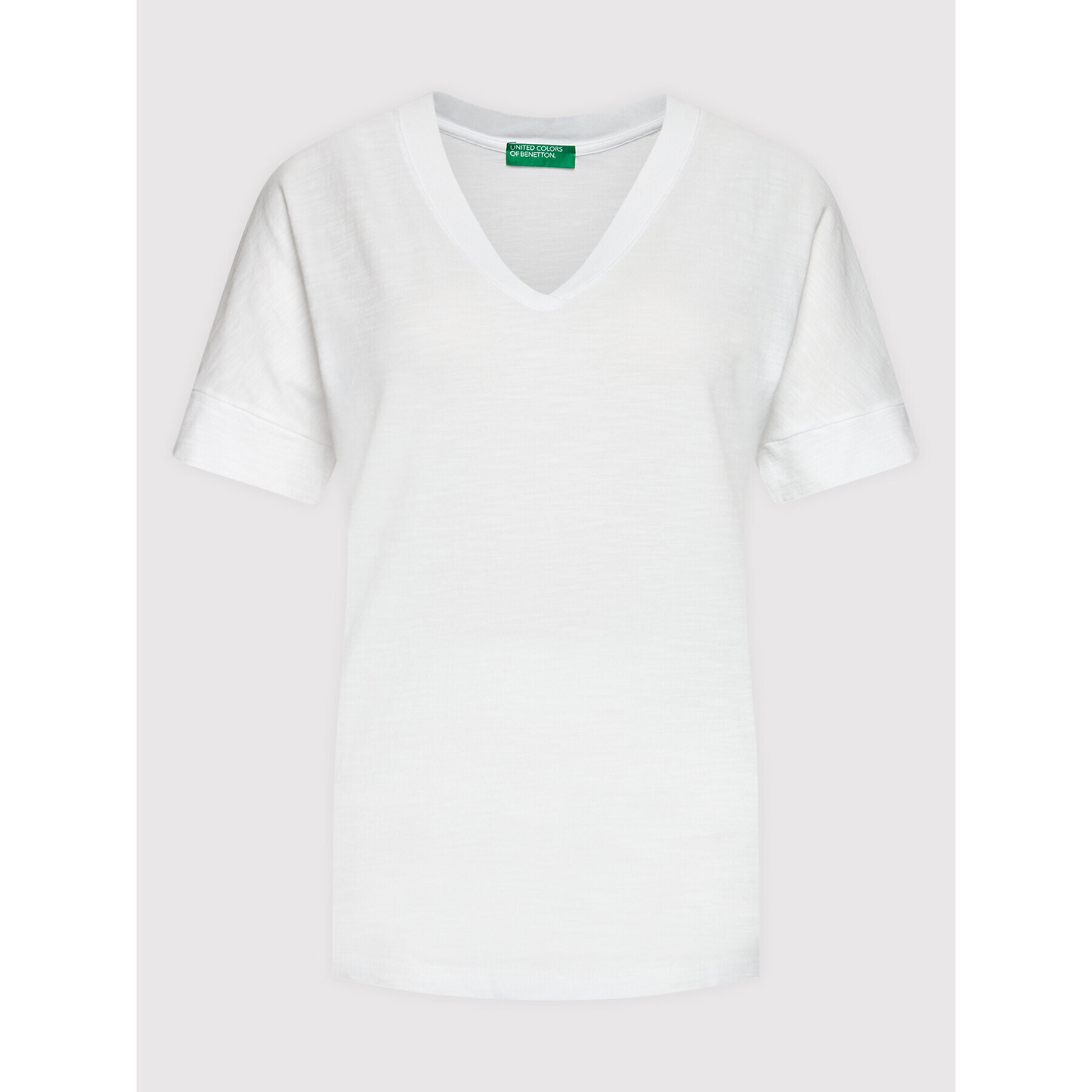 United Colors Of Benetton T-Shirt 3BVXE4265 Bílá Regular Fit - Pepit.cz