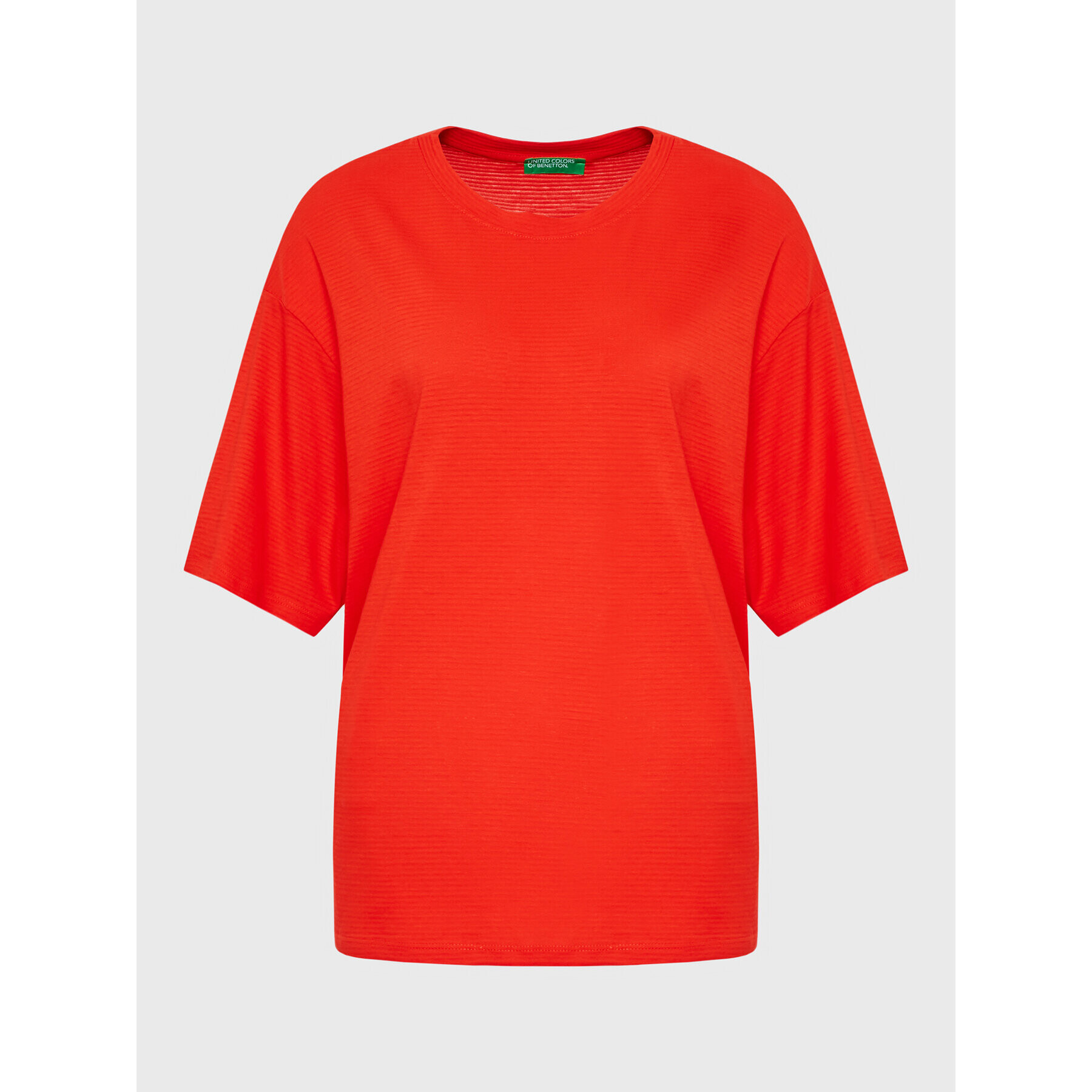 United Colors Of Benetton T-Shirt 3FWFD1028 Červená Oversize - Pepit.cz