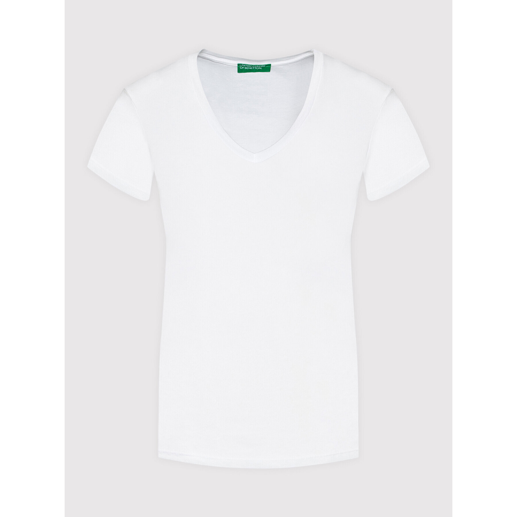 United Colors Of Benetton T-Shirt 3GA2E4230 Bílá Regular Fit - Pepit.cz