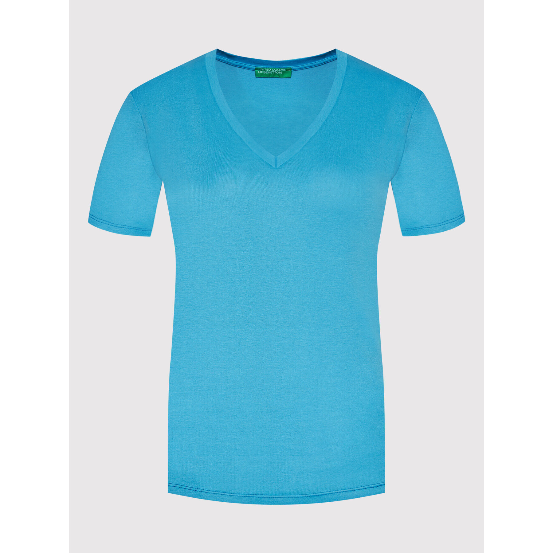 United Colors Of Benetton T-Shirt 3GA2E4230 Modrá Regular Fit - Pepit.cz