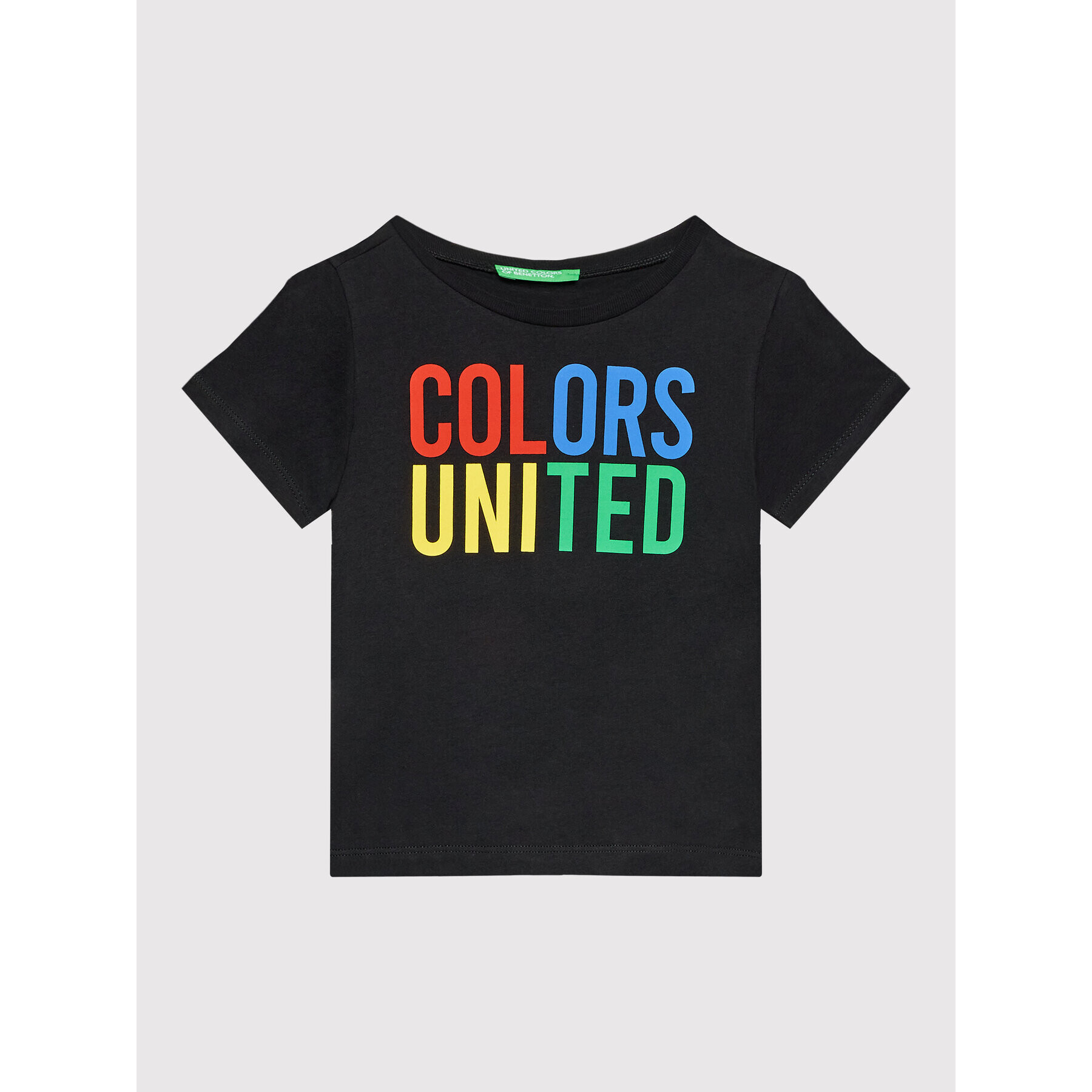 United Colors Of Benetton T-Shirt 3I1XC103J Černá Regular Fit - Pepit.cz