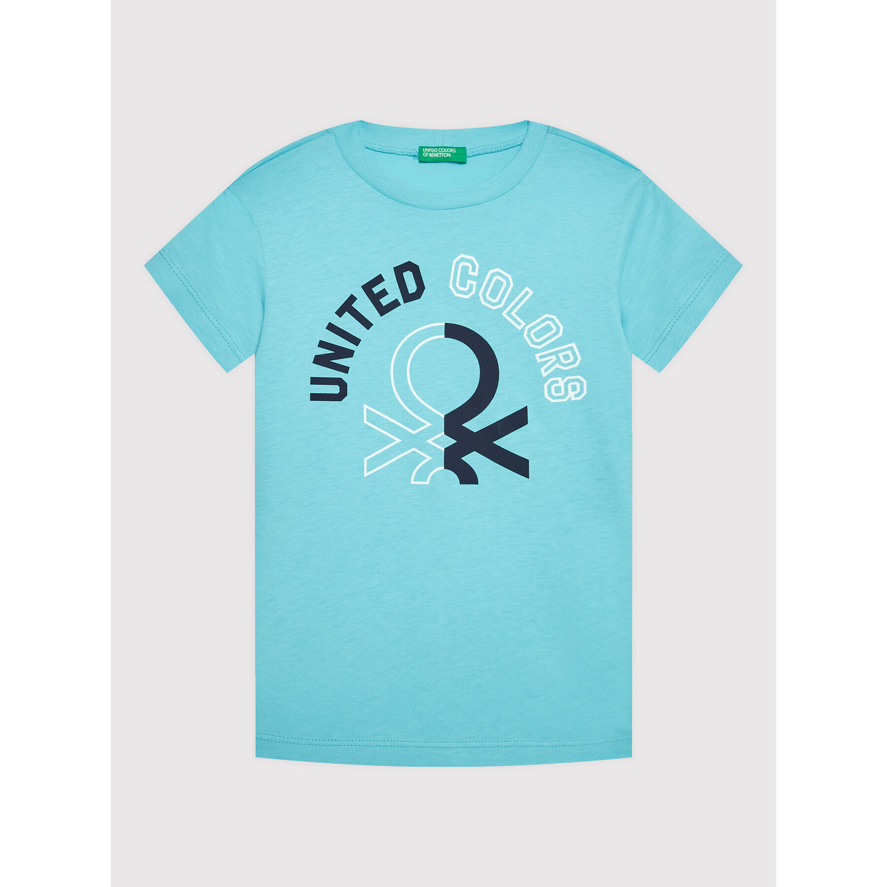 United Colors Of Benetton T-Shirt 3I1XC103J Modrá Regular Fit - Pepit.cz