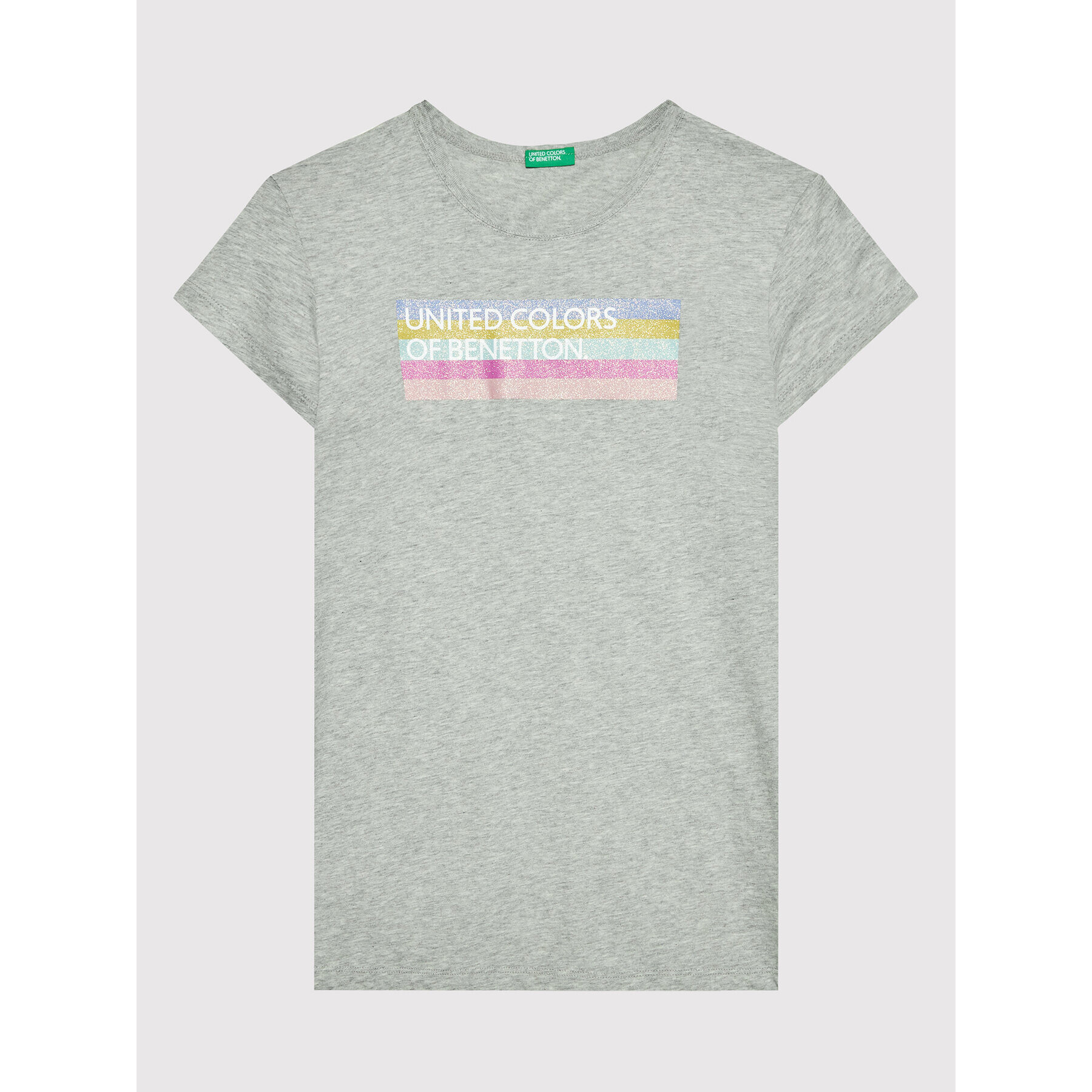 United Colors Of Benetton T-Shirt 3I1XC105O Šedá Regular Fit - Pepit.cz