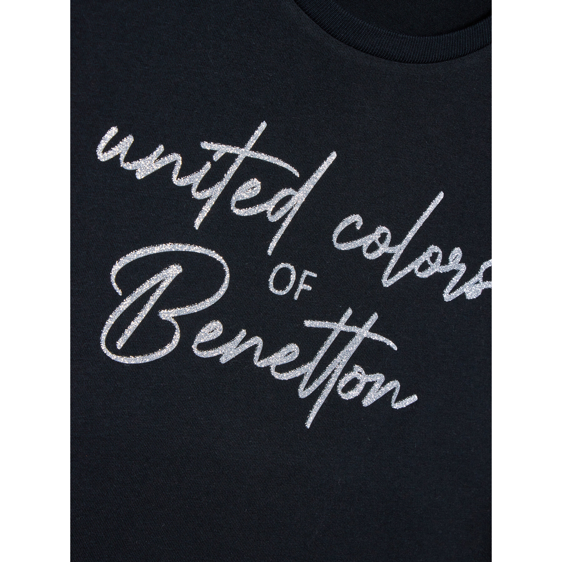 United Colors Of Benetton T-Shirt 3I1XC10AJ Černá Regular Fit - Pepit.cz