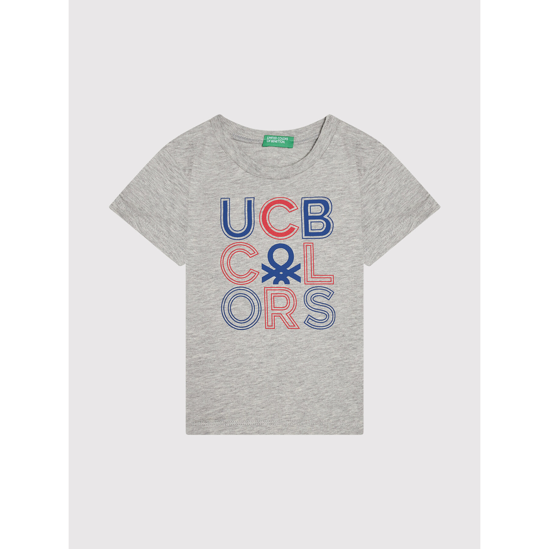 United Colors Of Benetton T-Shirt 3I1XC155U Šedá Regular Fit - Pepit.cz