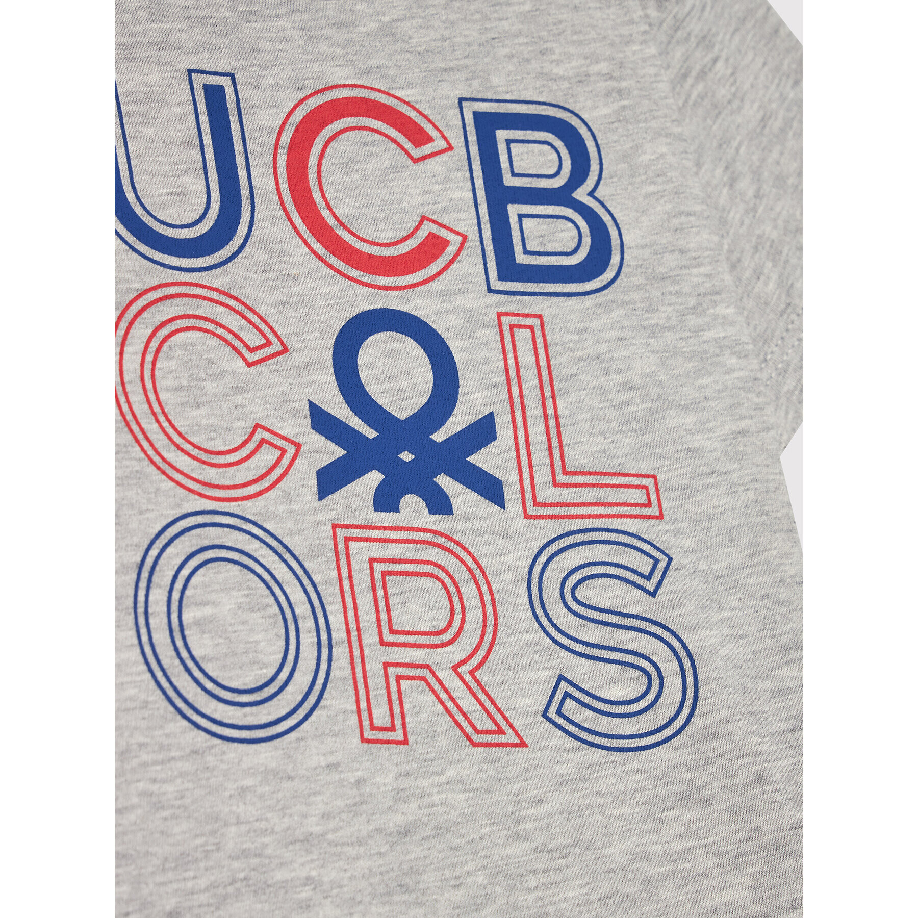 United Colors Of Benetton T-Shirt 3I1XC155U Šedá Regular Fit - Pepit.cz