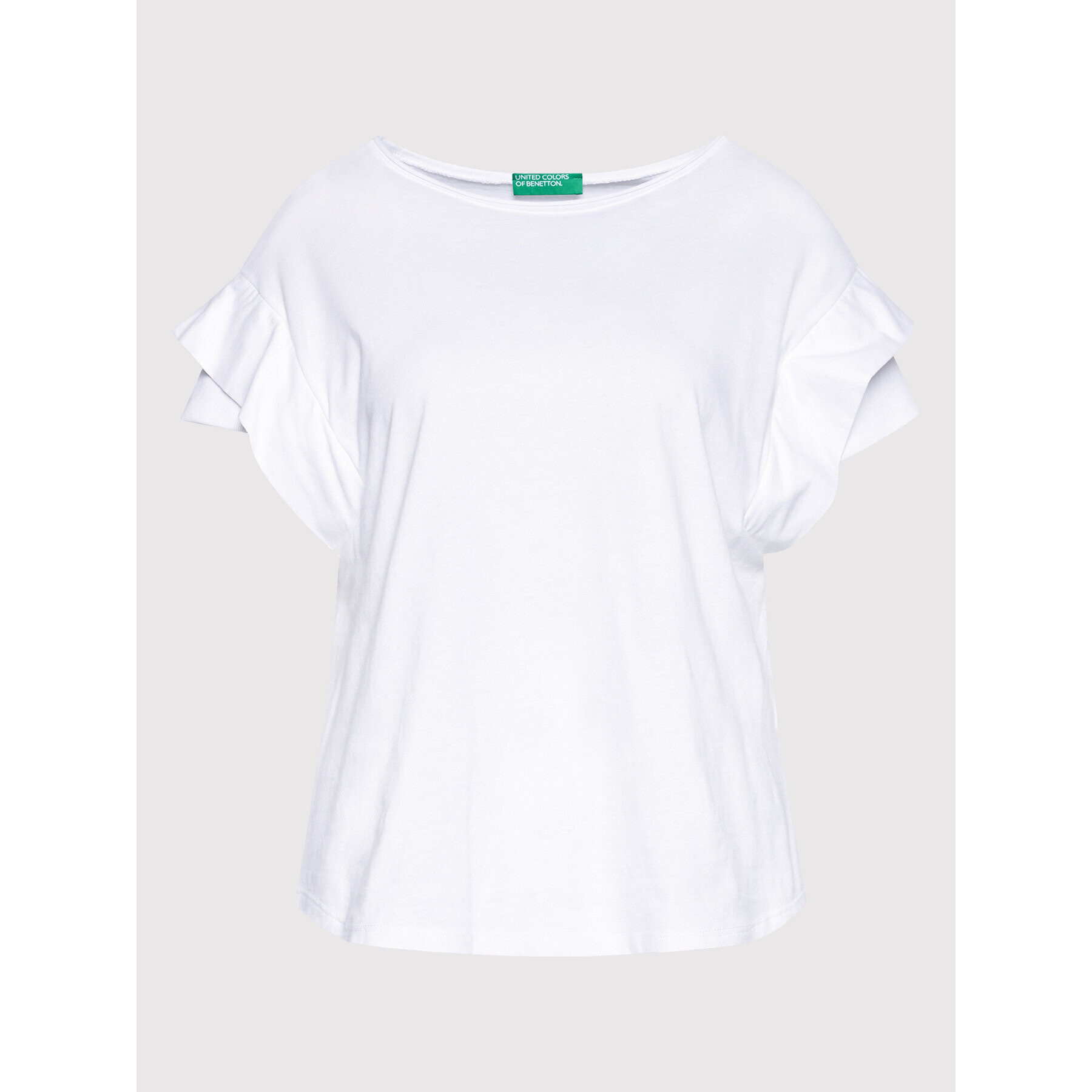 United Colors Of Benetton T-Shirt 3I1XD1007 Bílá Regular Fit - Pepit.cz