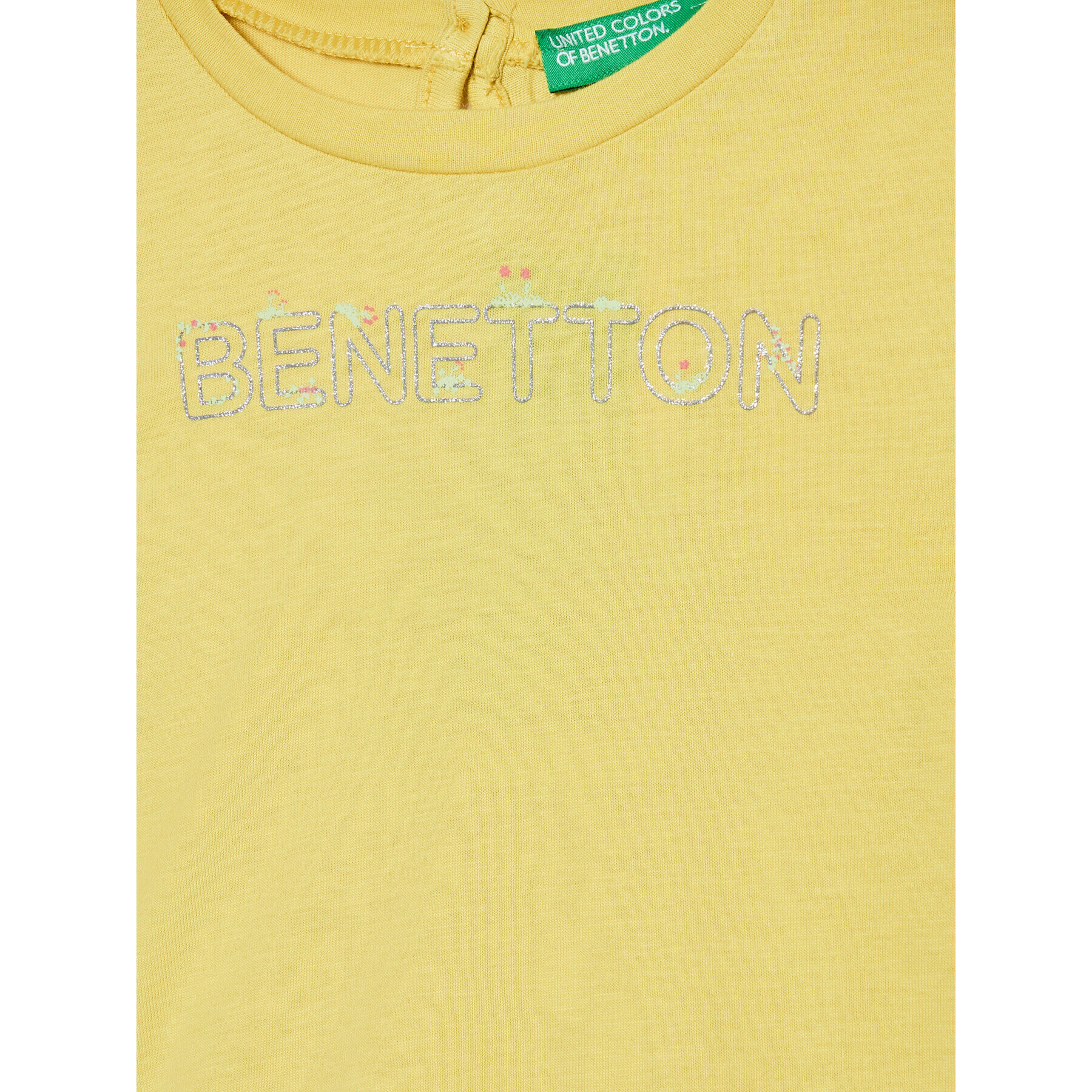 United Colors Of Benetton T-Shirt 3I1XG100D Zelená Regular Fit - Pepit.cz