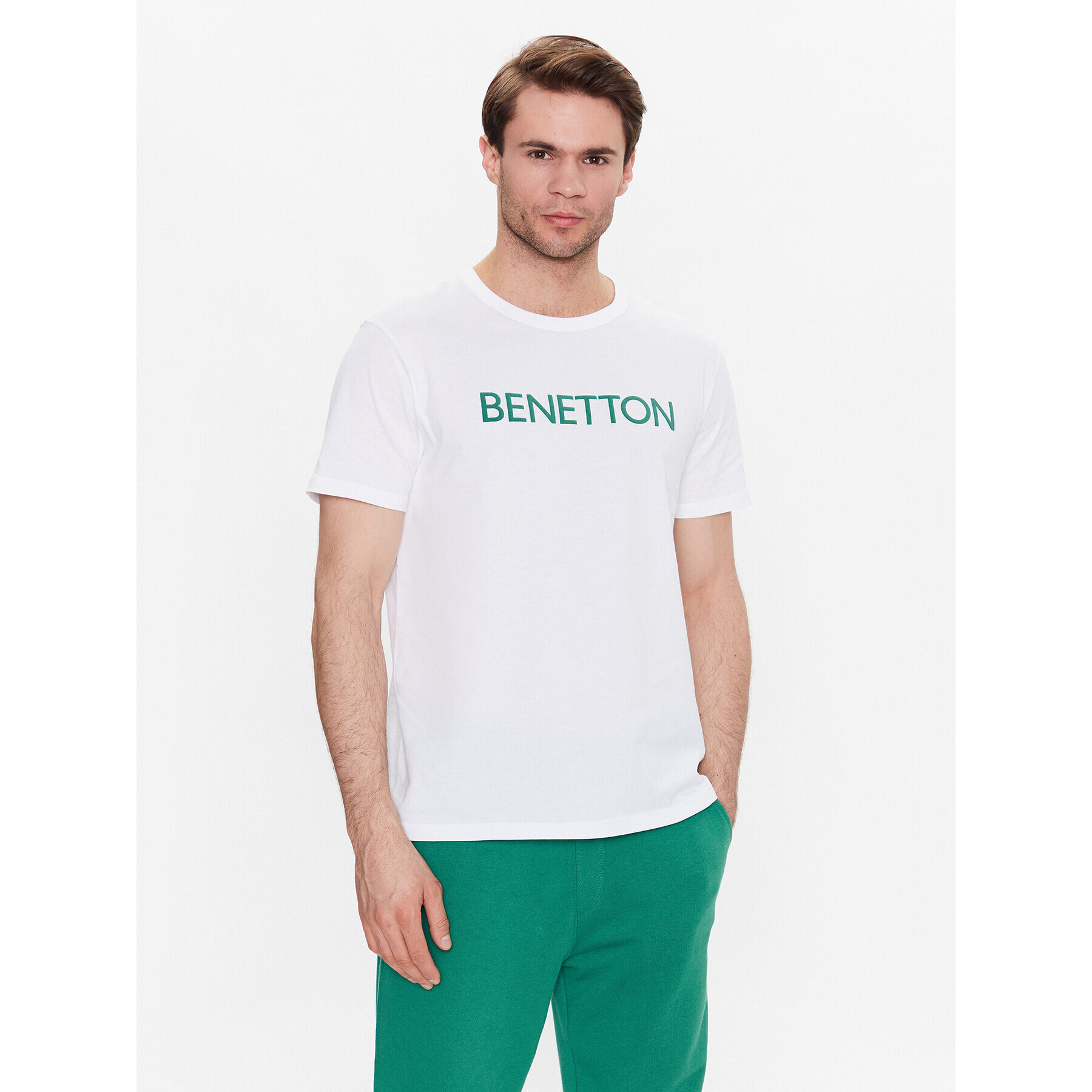 United Colors Of Benetton T-Shirt 3I1XU100A Bílá Regular Fit - Pepit.cz