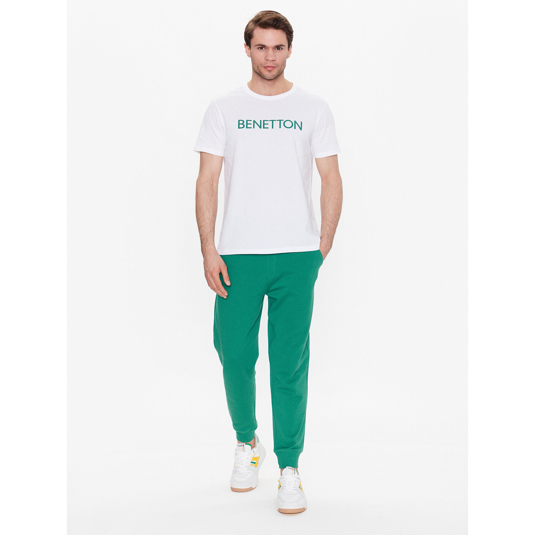 United Colors Of Benetton T-Shirt 3I1XU100A Bílá Regular Fit - Pepit.cz