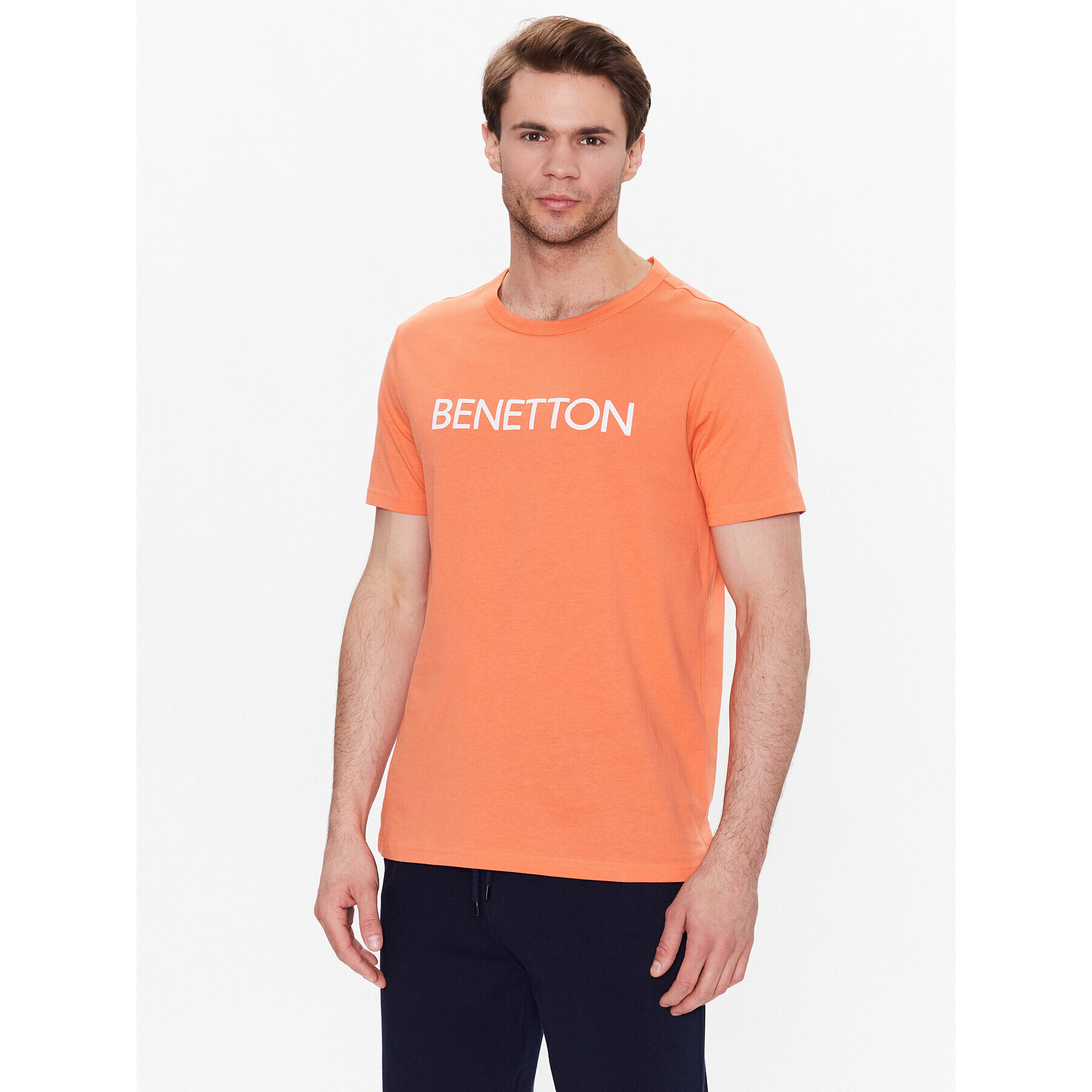 United Colors Of Benetton T-Shirt 3I1XU100A Oranžová Regular Fit - Pepit.cz