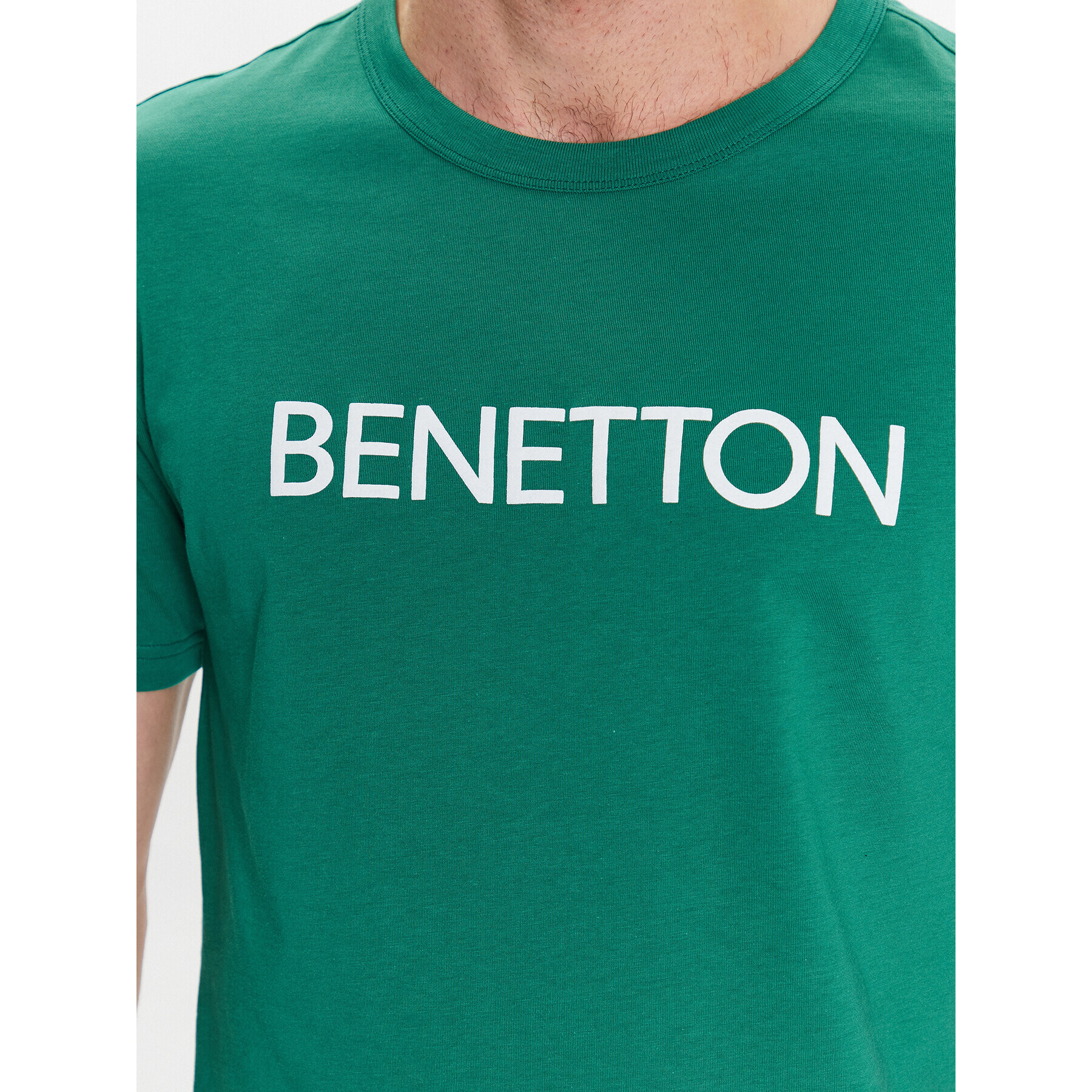 United Colors Of Benetton T-Shirt 3I1XU100A Zelená Regular Fit - Pepit.cz