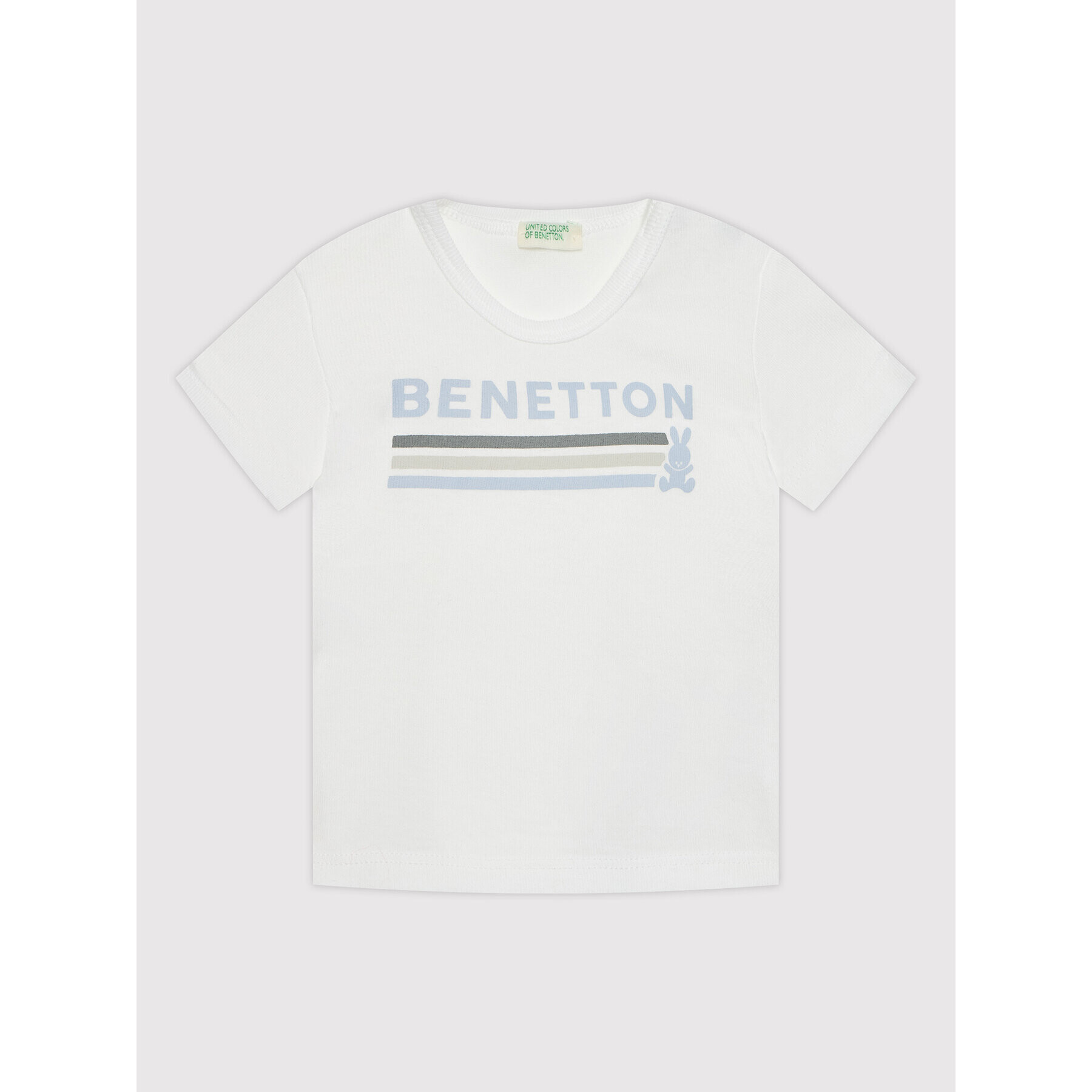 United Colors Of Benetton T-Shirt 3I9WMM28H Bílá Regular Fit - Pepit.cz