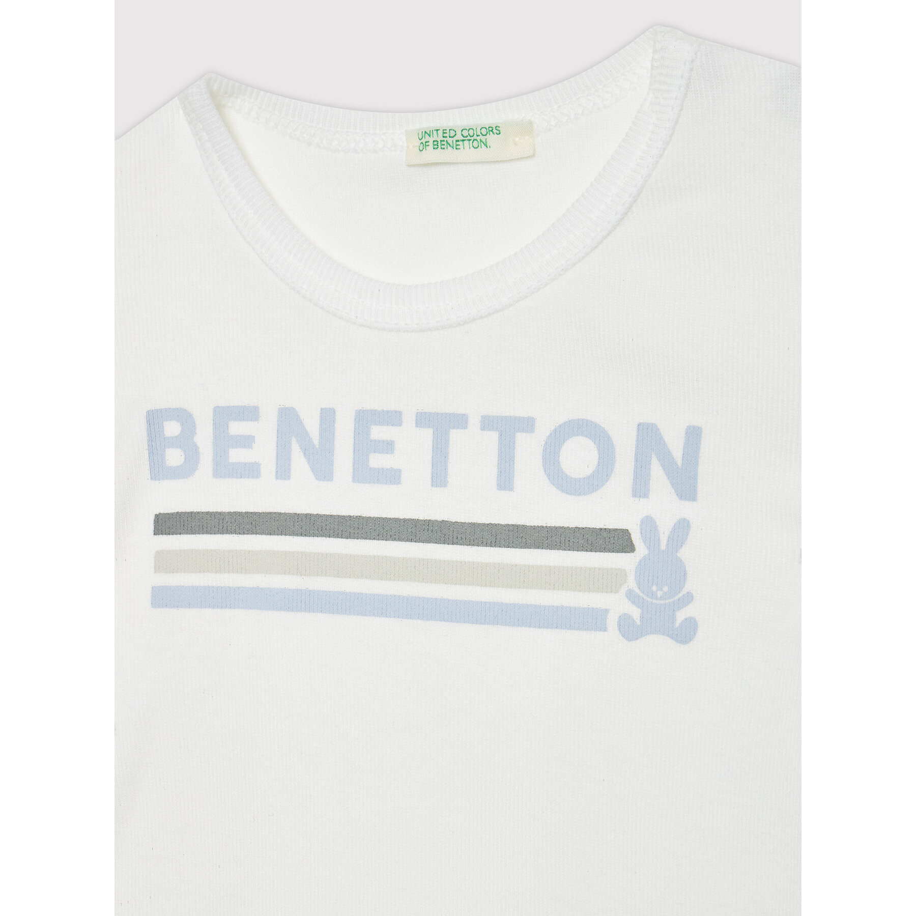 United Colors Of Benetton T-Shirt 3I9WMM28H Bílá Regular Fit - Pepit.cz