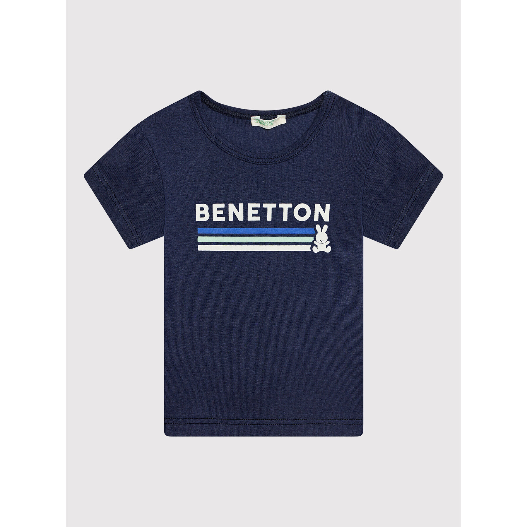 United Colors Of Benetton T-Shirt 3I9WMM28H Tmavomodrá Regular Fit - Pepit.cz