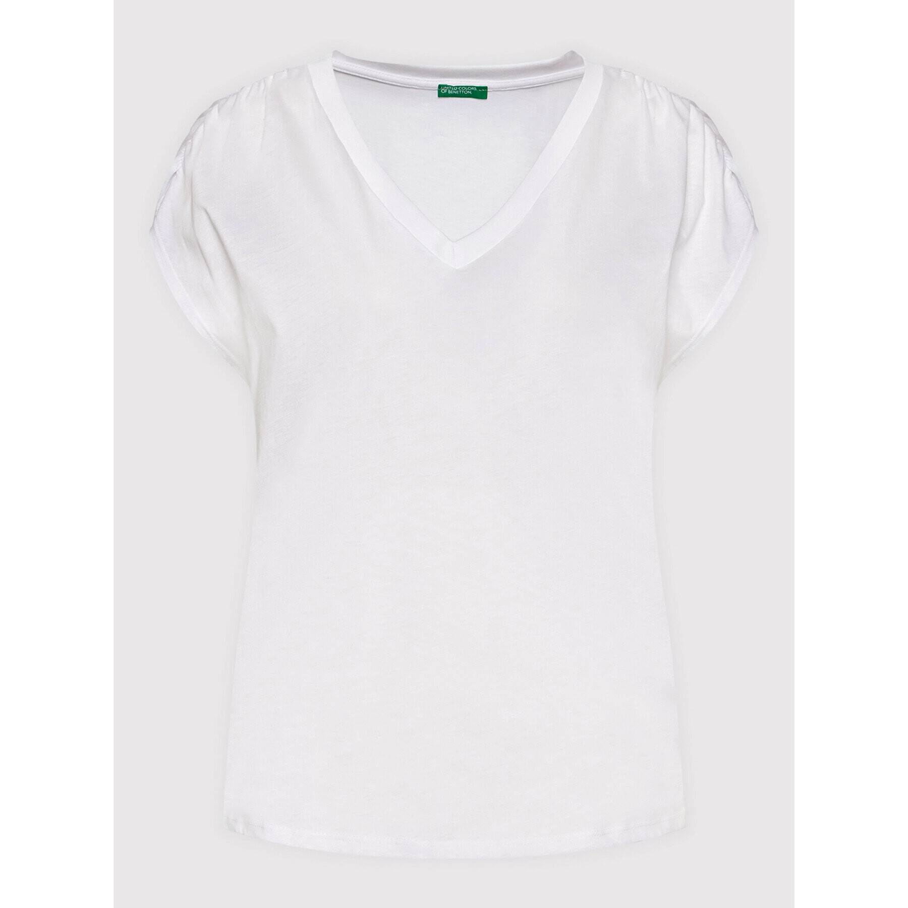 United Colors Of Benetton T-Shirt 3JDRE4267 Bílá Regular Fit - Pepit.cz