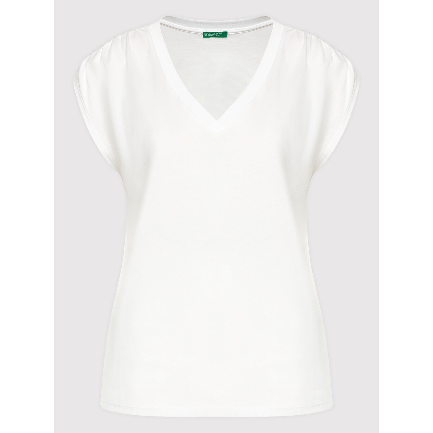 United Colors Of Benetton T-Shirt 3JDRE4267 Bílá Regular Fit - Pepit.cz