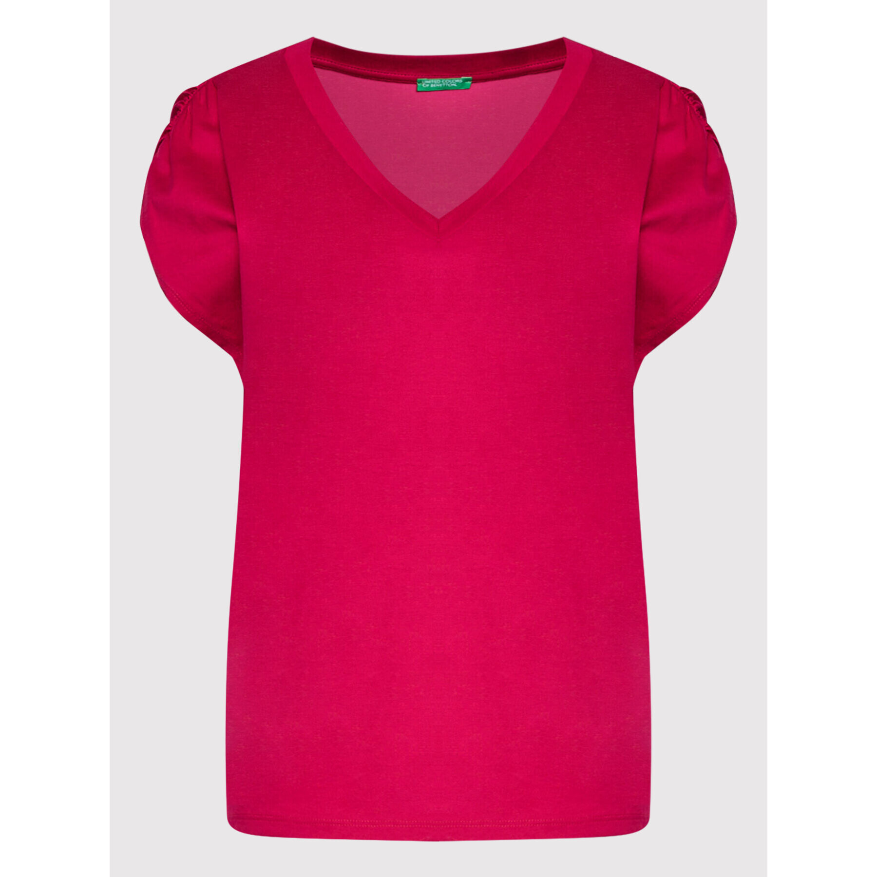 United Colors Of Benetton T-Shirt 3JDRE4267 Růžová Regular Fit - Pepit.cz