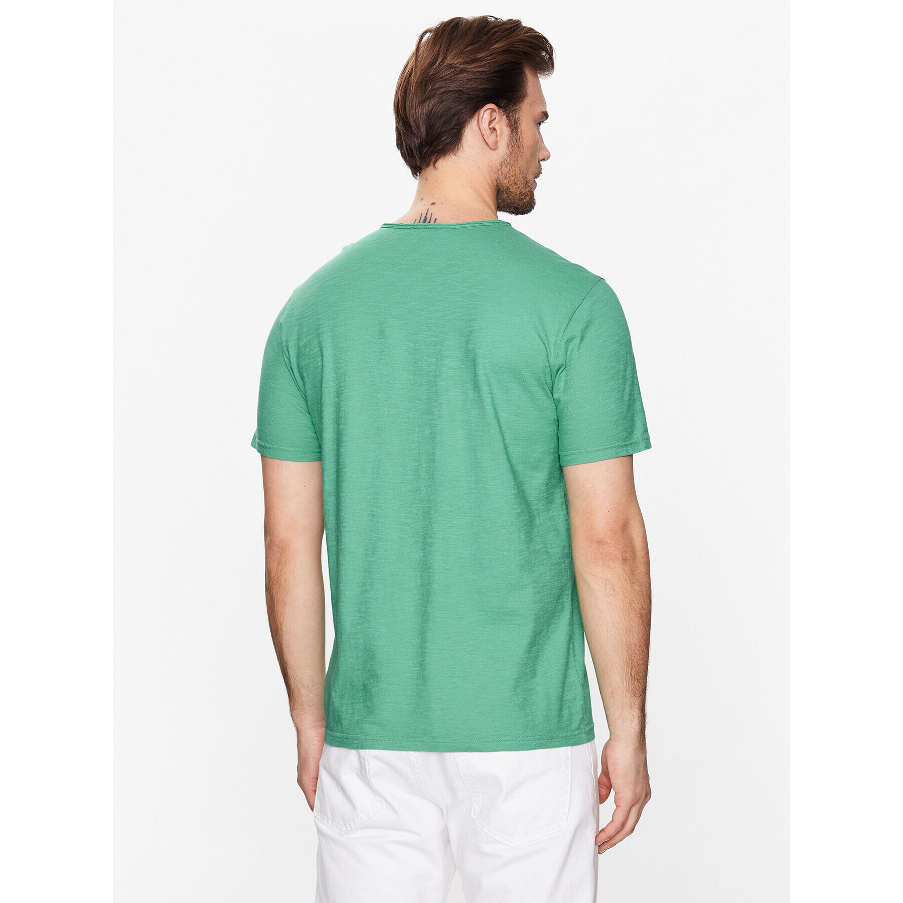 United Colors Of Benetton T-Shirt 3JE1J4264 Zelená Relaxed Fit - Pepit.cz