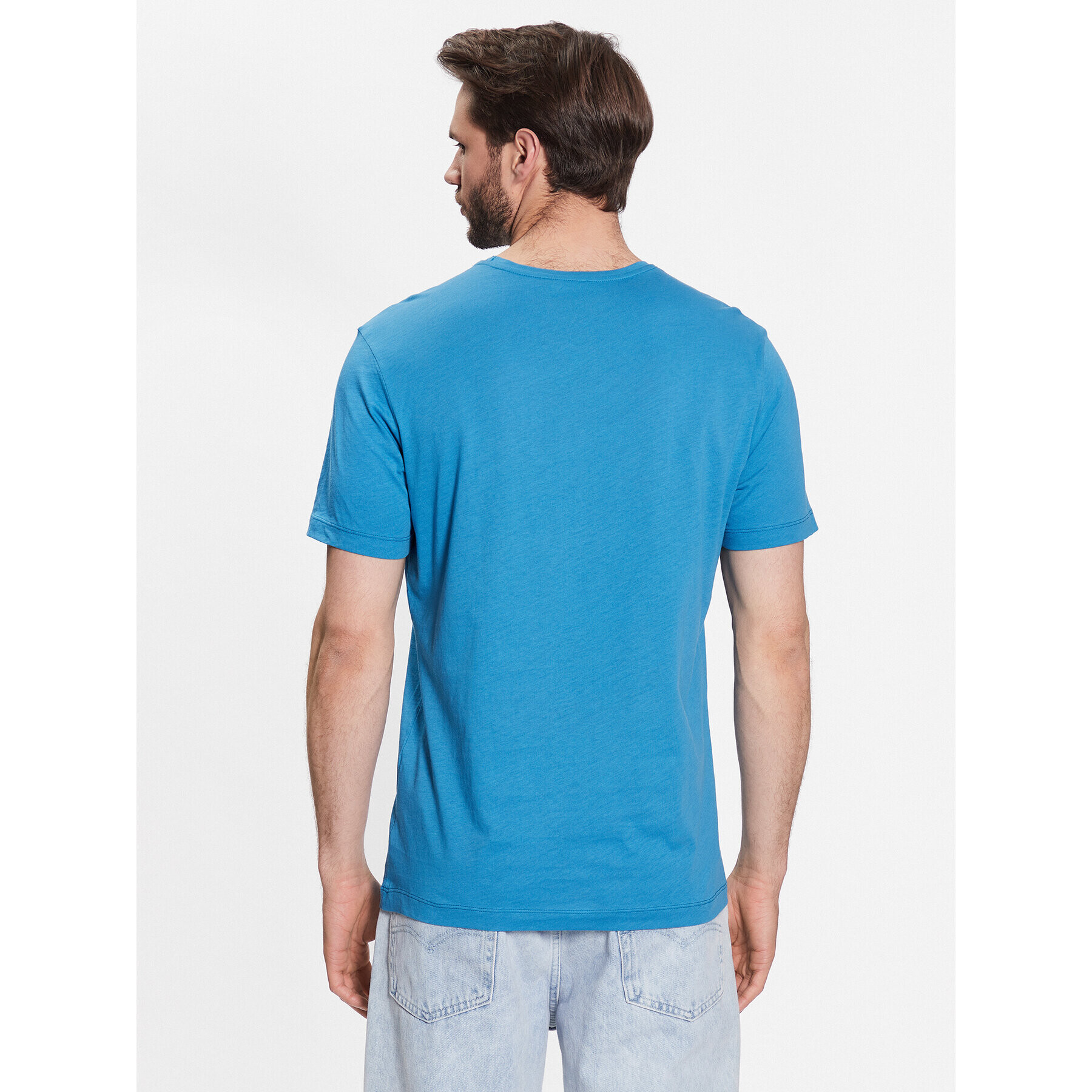 United Colors Of Benetton T-Shirt 3P7XU1058 Modrá Regular Fit - Pepit.cz