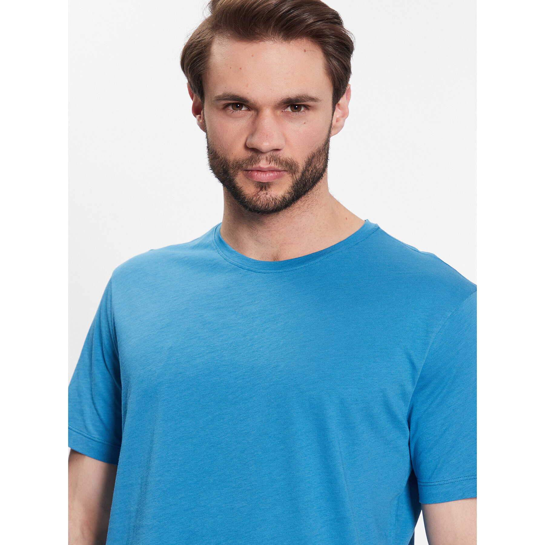 United Colors Of Benetton T-Shirt 3P7XU1058 Modrá Regular Fit - Pepit.cz