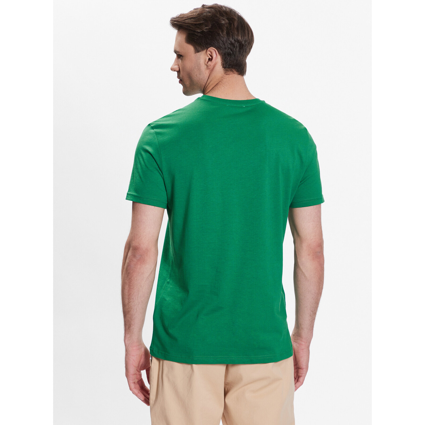 United Colors Of Benetton T-Shirt 3U53J1F15 Zelená Regular Fit - Pepit.cz