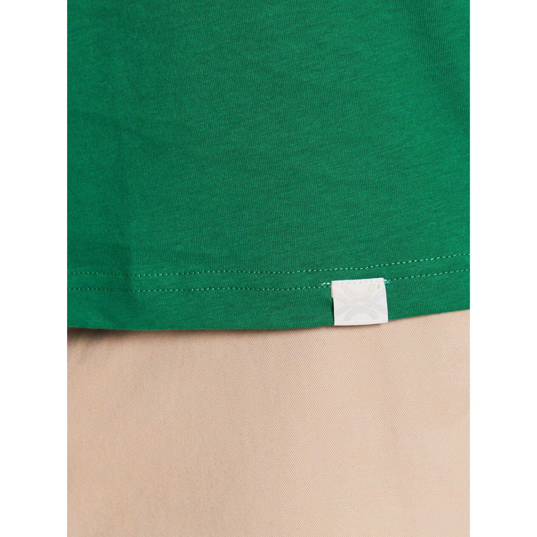 United Colors Of Benetton T-Shirt 3U53J1F15 Zelená Regular Fit - Pepit.cz