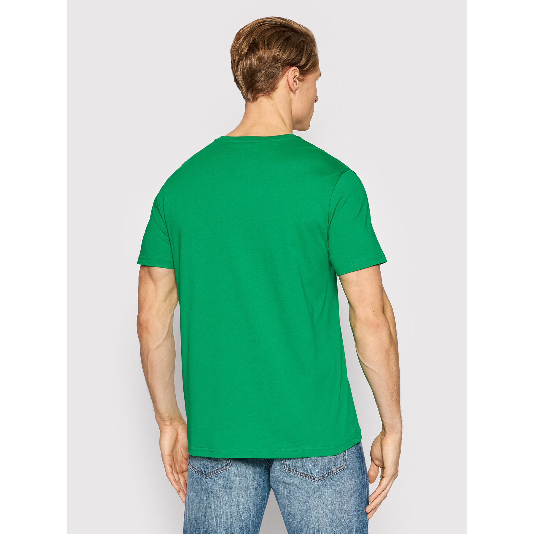 United Colors Of Benetton T-Shirt 3U53J4231 Zelená Regular Fit - Pepit.cz