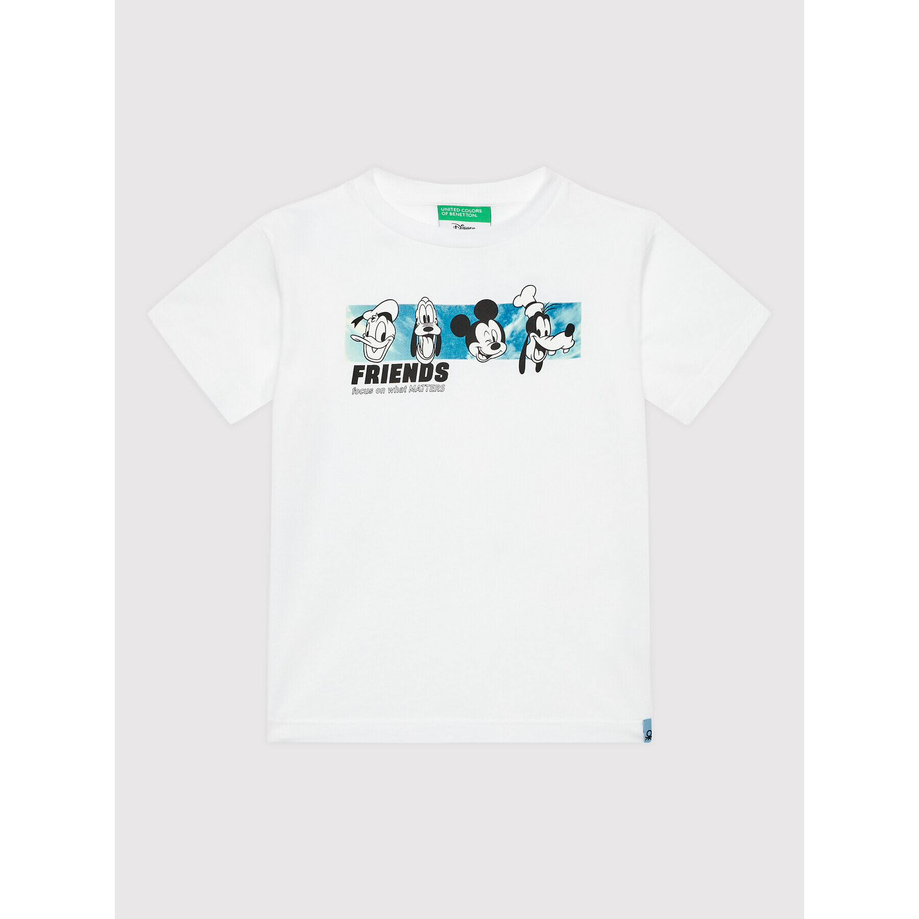 United Colors Of Benetton T-Shirt DISNEY 3096C105A Bílá Relaxed Fit - Pepit.cz