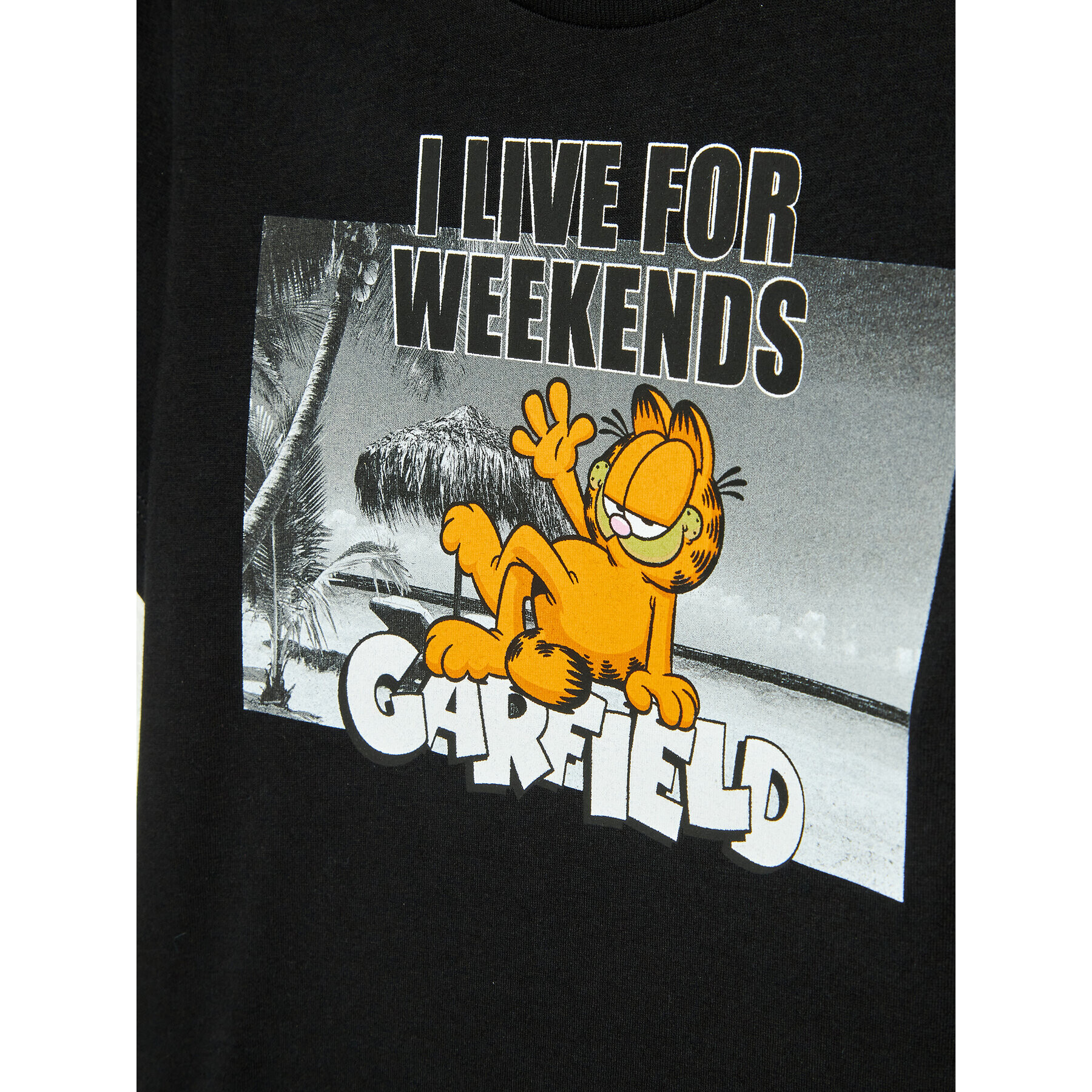 United Colors Of Benetton T-Shirt Garfield 3096C105D Černá Regular Fit - Pepit.cz