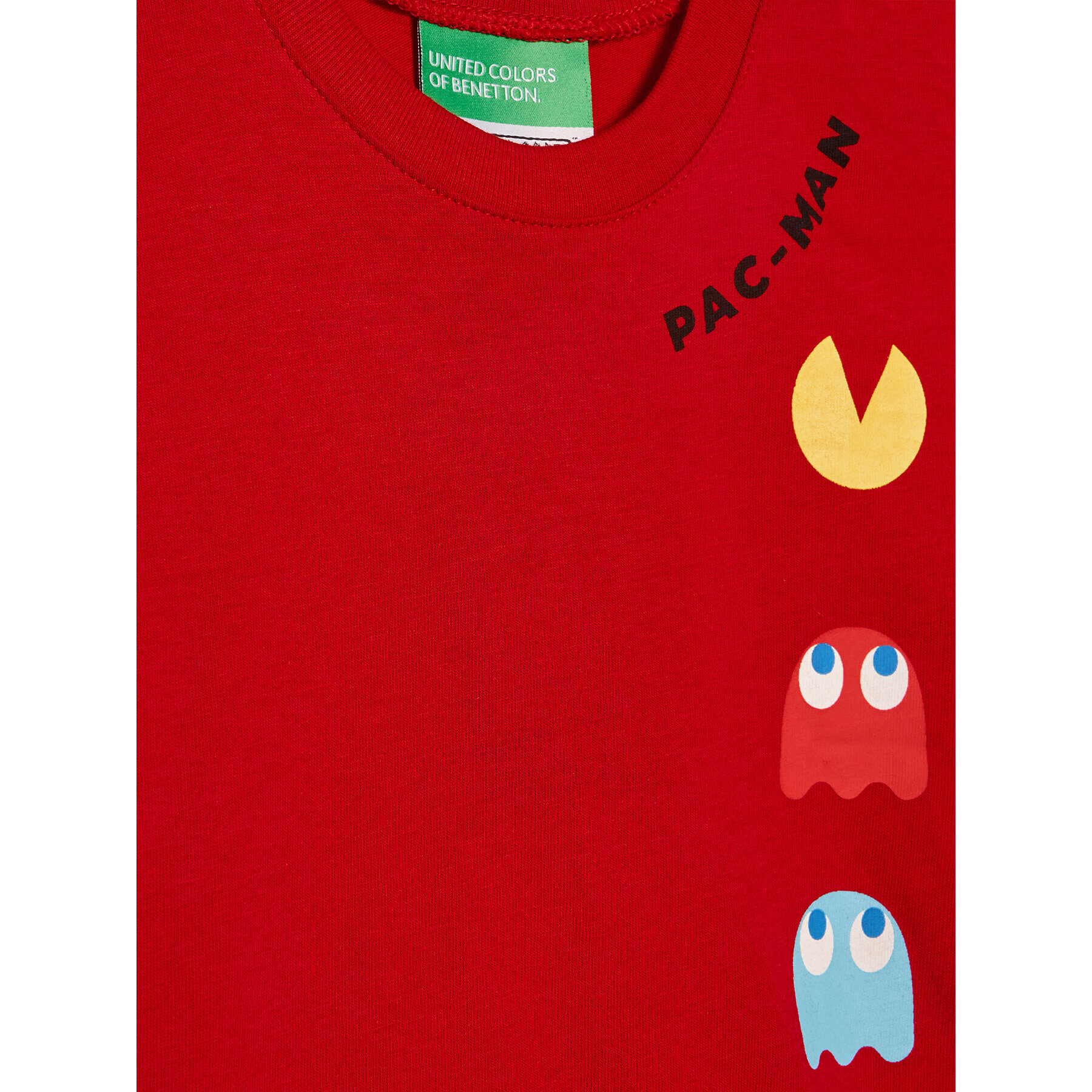 United Colors Of Benetton T-Shirt PAC-MAN 3096G102F Červená Regular Fit - Pepit.cz