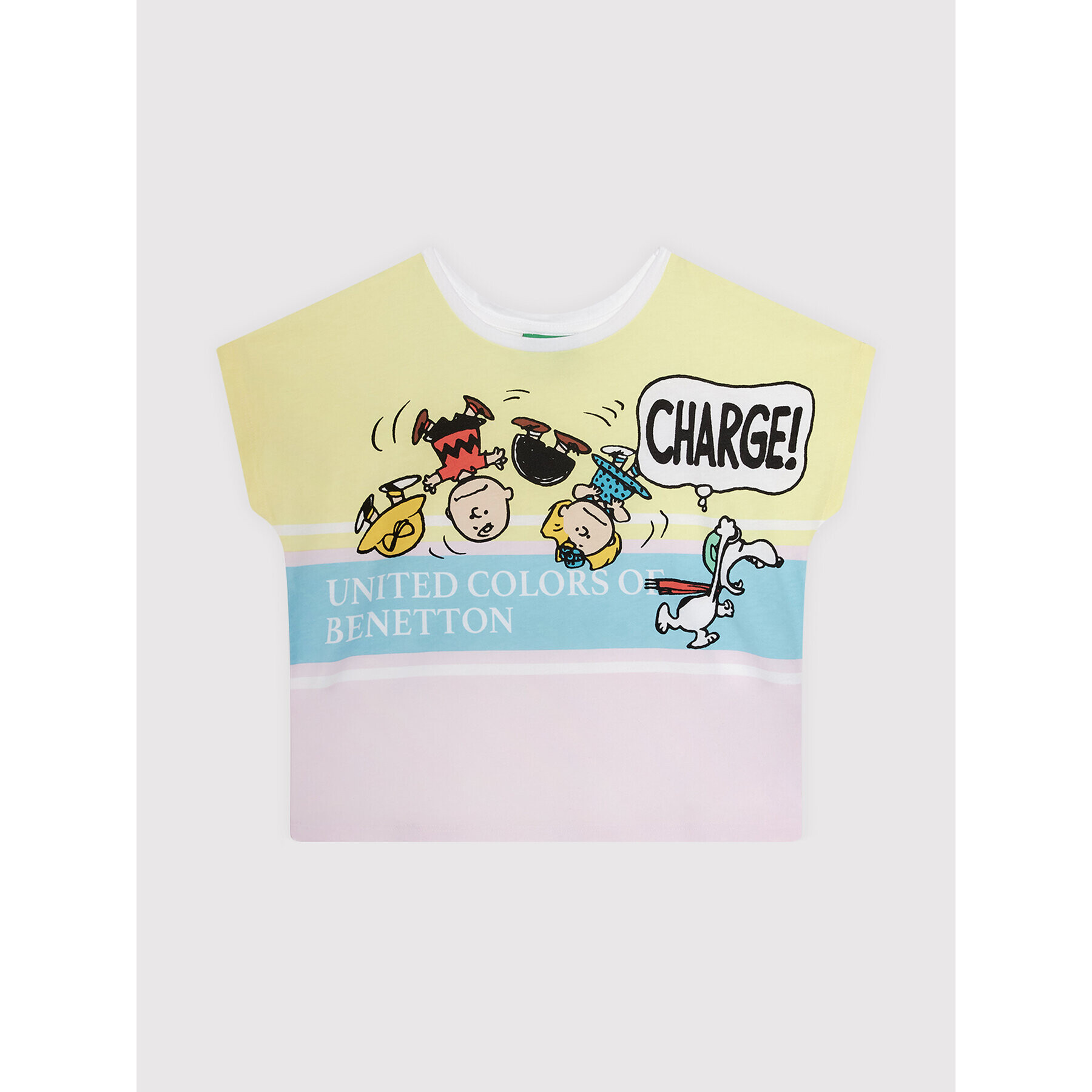 United Colors Of Benetton T-Shirt PEANUTS 3096C156X Barevná Boxy Fit - Pepit.cz