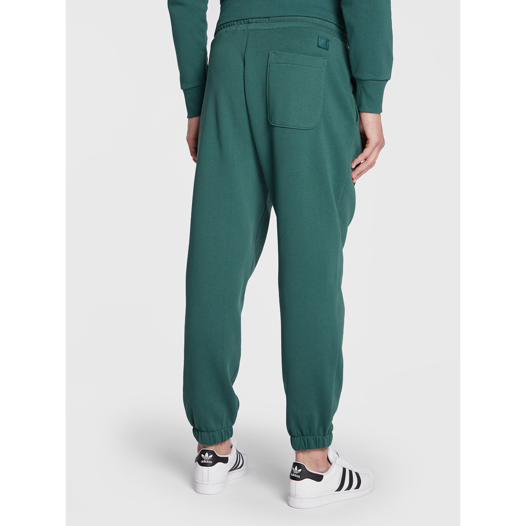 United Colors Of Benetton Teplákové kalhoty 3J73UF00E Zelená Relaxed Fit - Pepit.cz