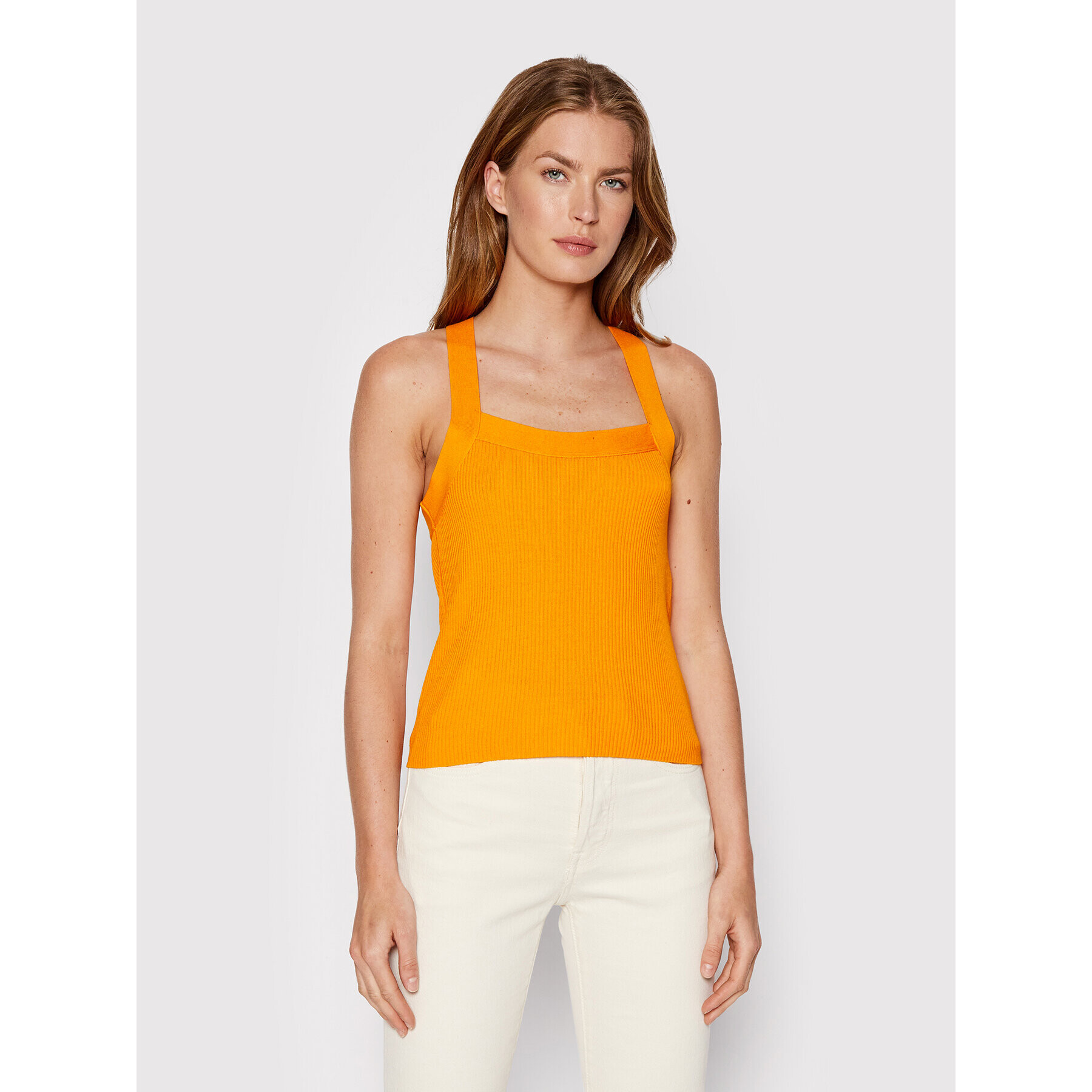 United Colors Of Benetton Top 1084DH004 Oranžová Regular Fit - Pepit.cz