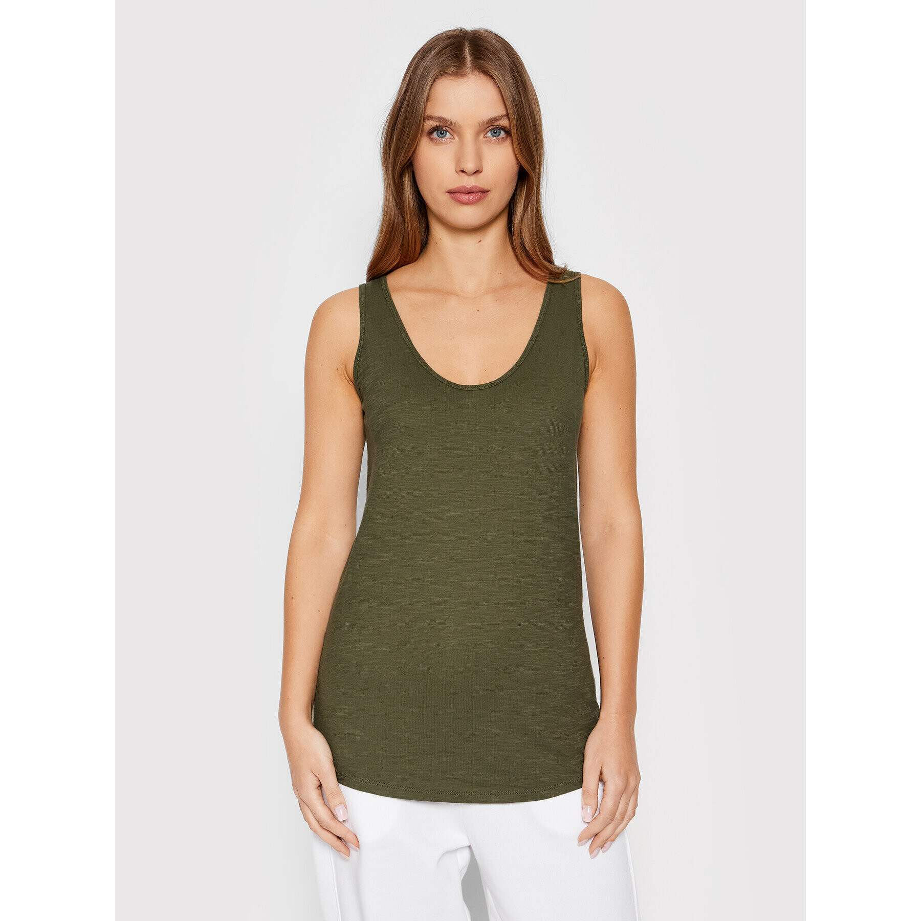 United Colors Of Benetton Top 3BVXE8430 Zelená Regular Fit - Pepit.cz