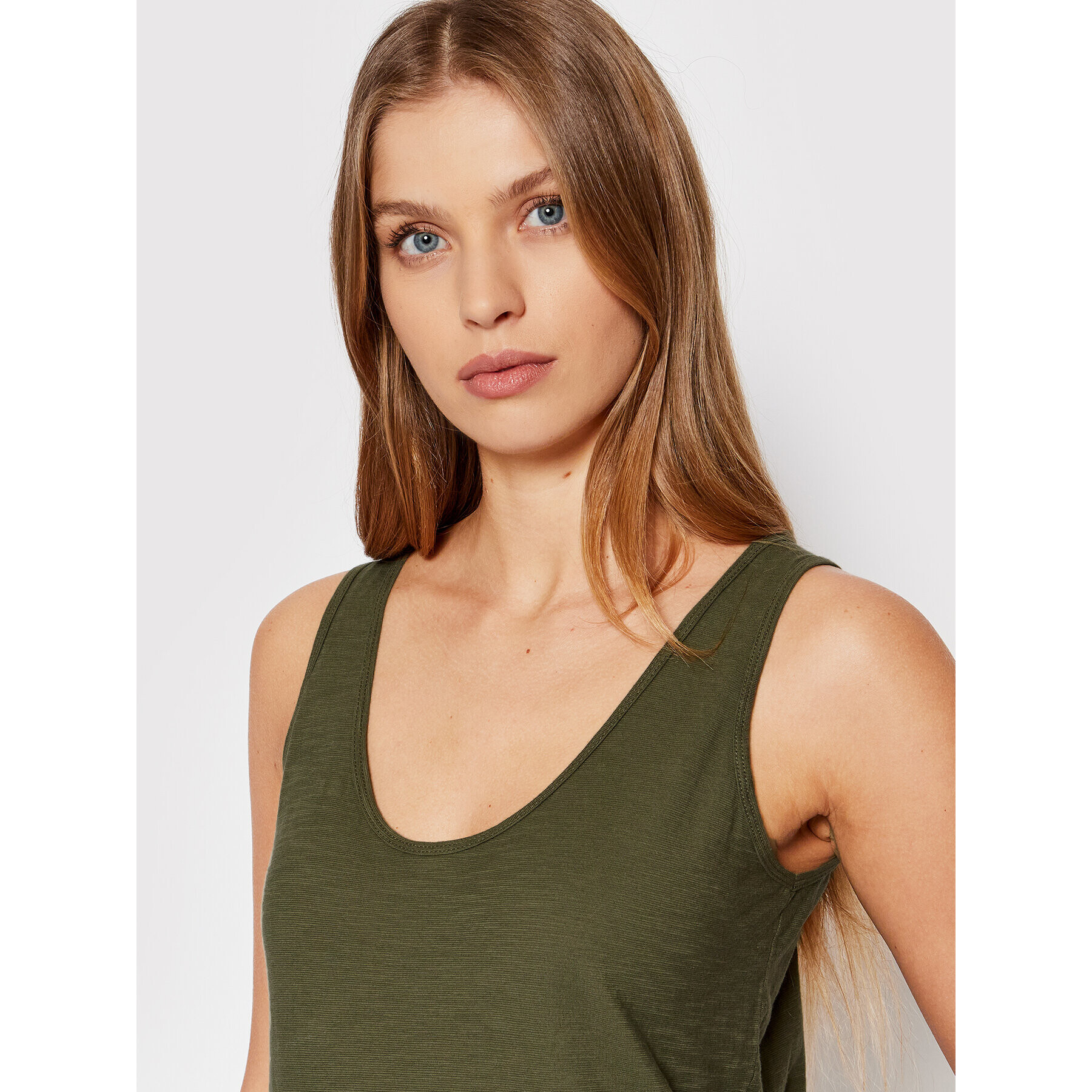 United Colors Of Benetton Top 3BVXE8430 Zelená Regular Fit - Pepit.cz