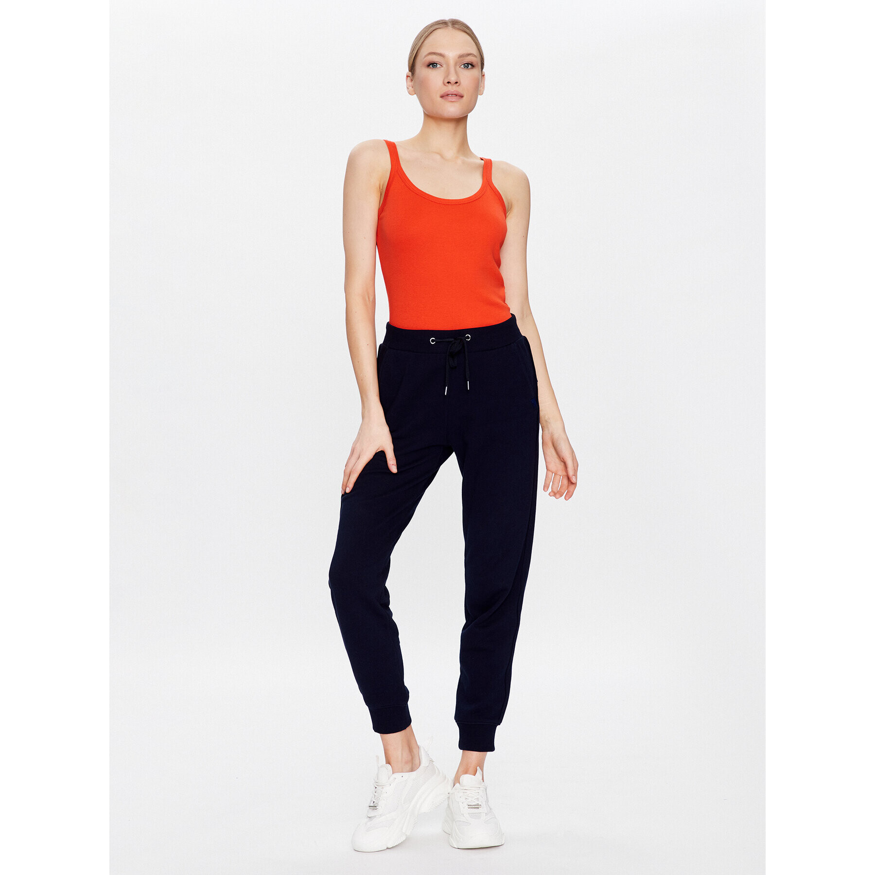 United Colors Of Benetton Top 3GA2E8397 Oranžová Regular Fit - Pepit.cz