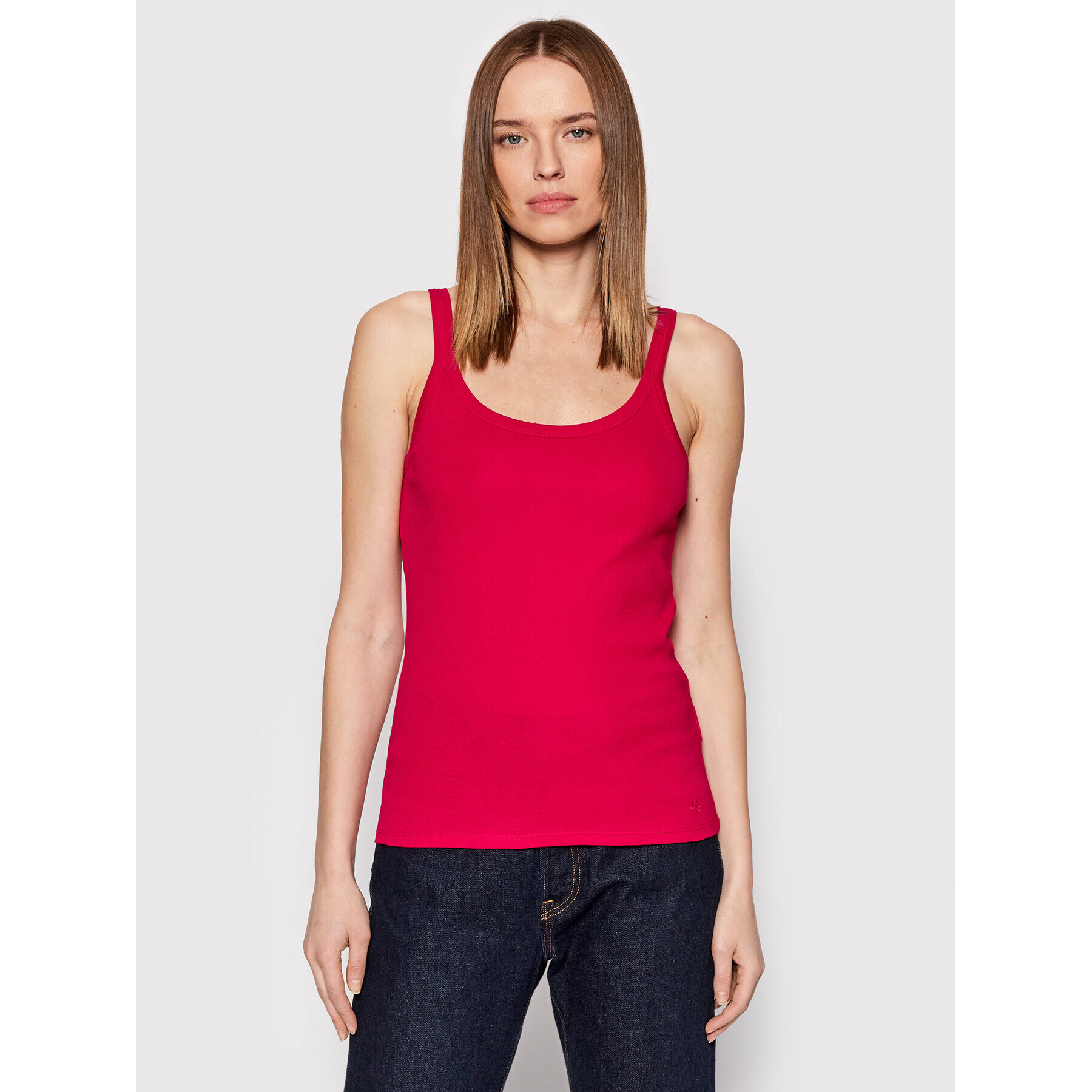 United Colors Of Benetton Top 3GA2E8397 Růžová Regular Fit - Pepit.cz