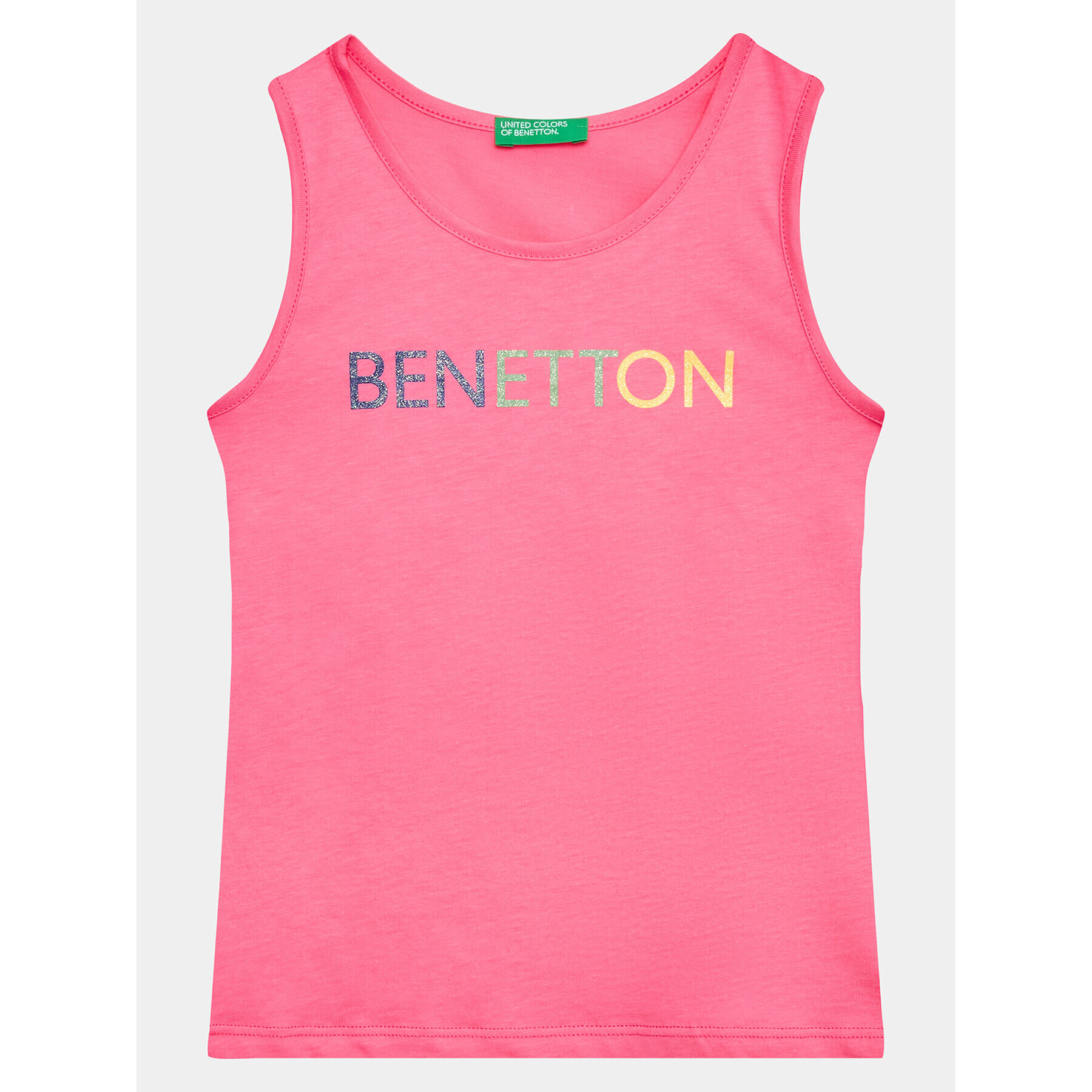 United Colors Of Benetton Top 3I1XCH012 Růžová Regular Fit - Pepit.cz