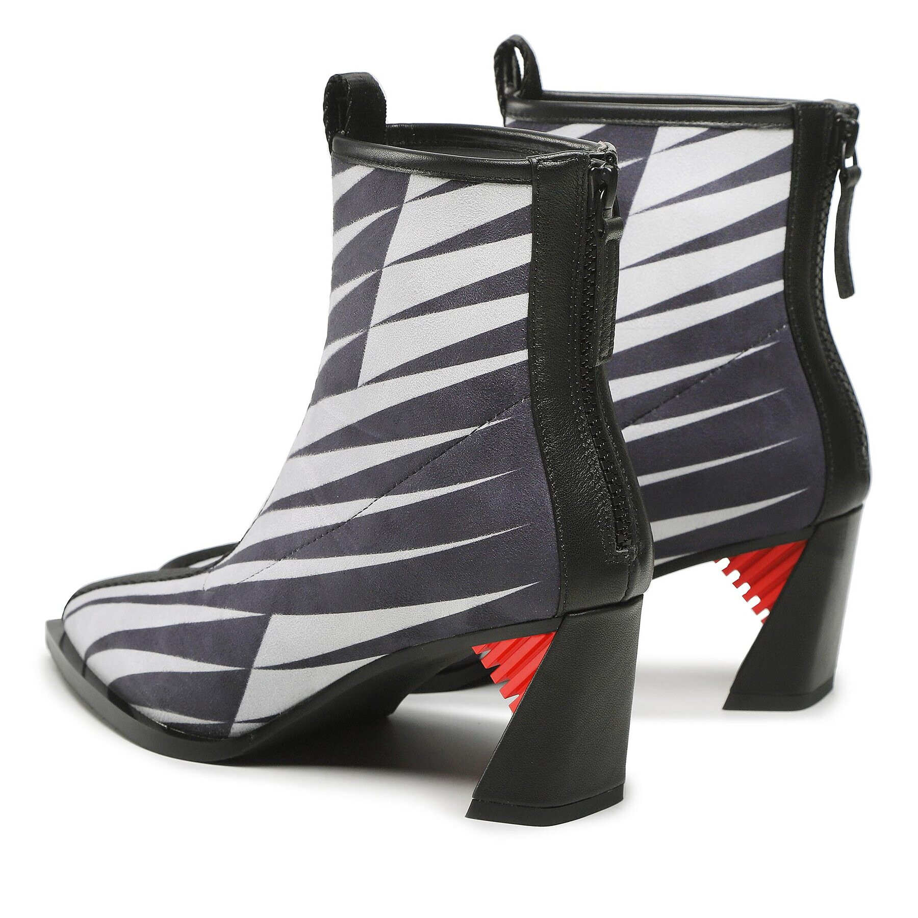 United Nude Polokozačky Sonar Bootie Mid 10693510172 Šedá - Pepit.cz