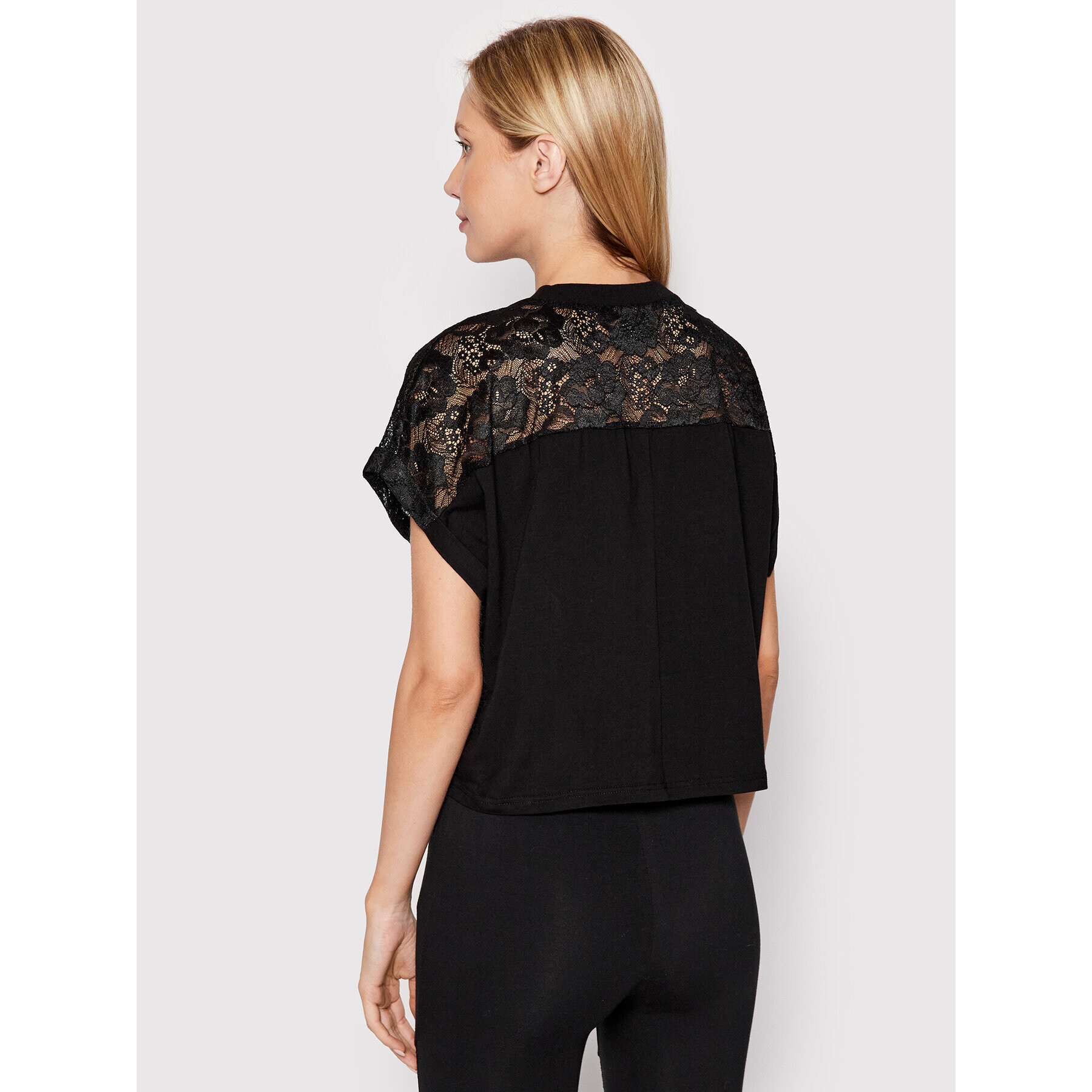 Urban Classics Halenka Lace TB4359 Černá Regular Fit - Pepit.cz