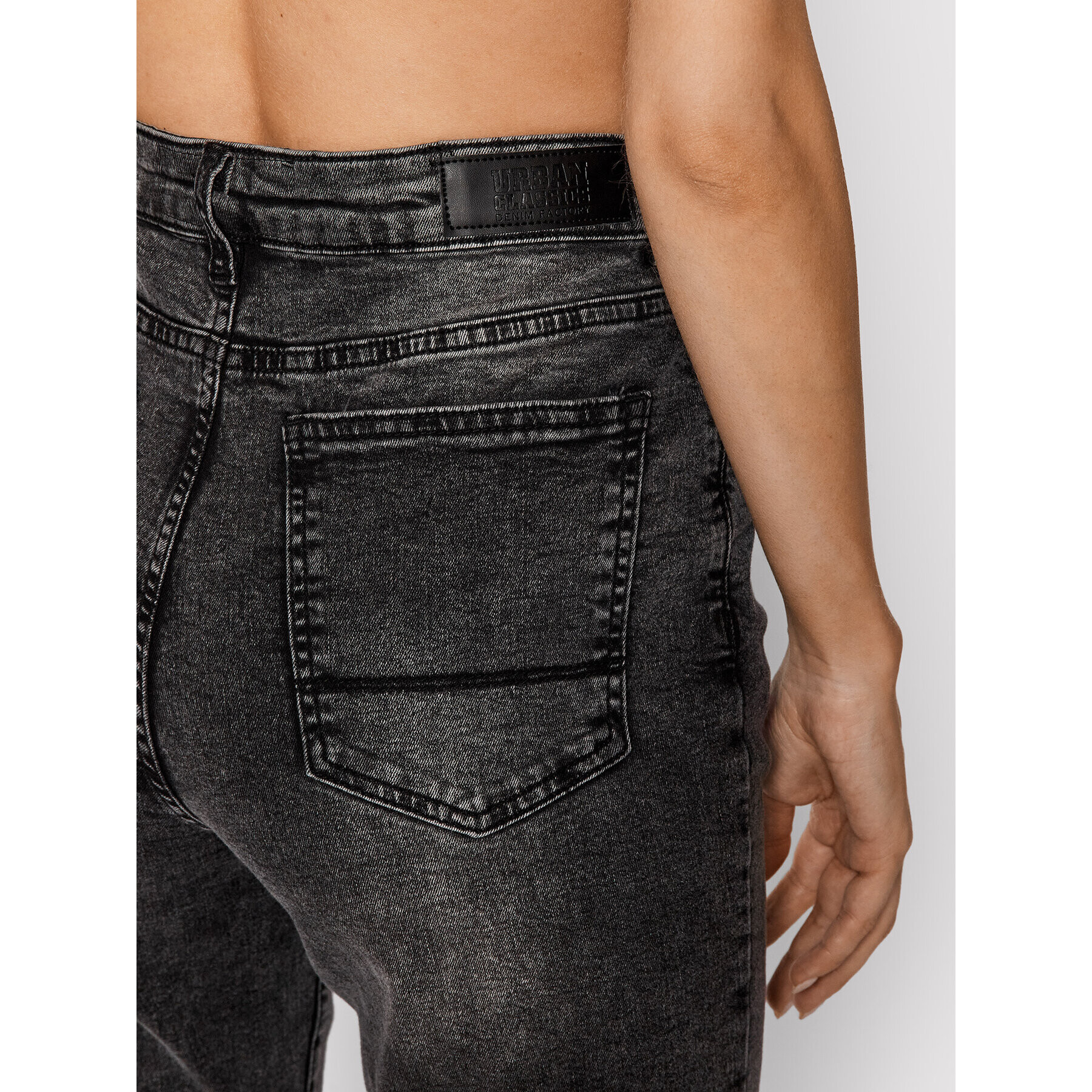 Urban Classics Jeansy TB2970 Šedá Skinny Fit - Pepit.cz