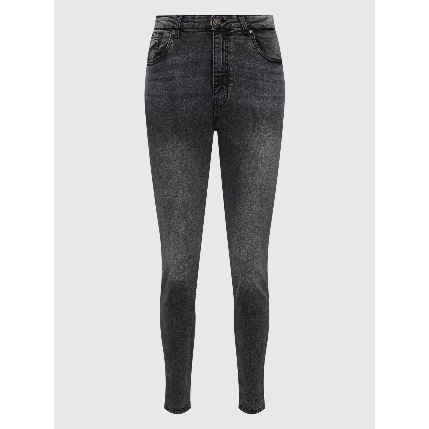 Urban Classics Jeansy TB2970 Šedá Skinny Fit - Pepit.cz