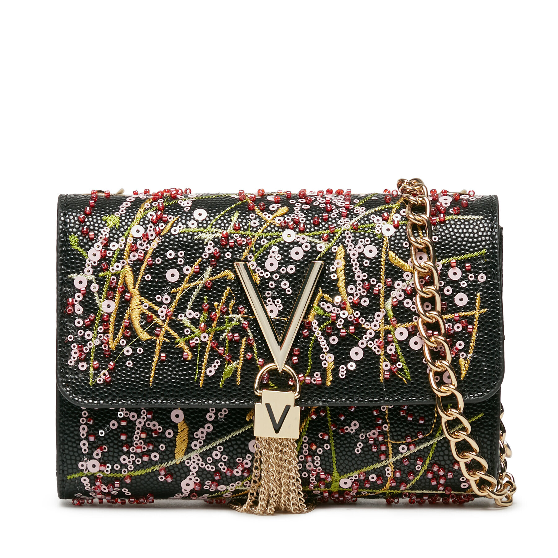 Valentino Kabelka Divina Embroidery VBS7JE03 Černá - Pepit.cz