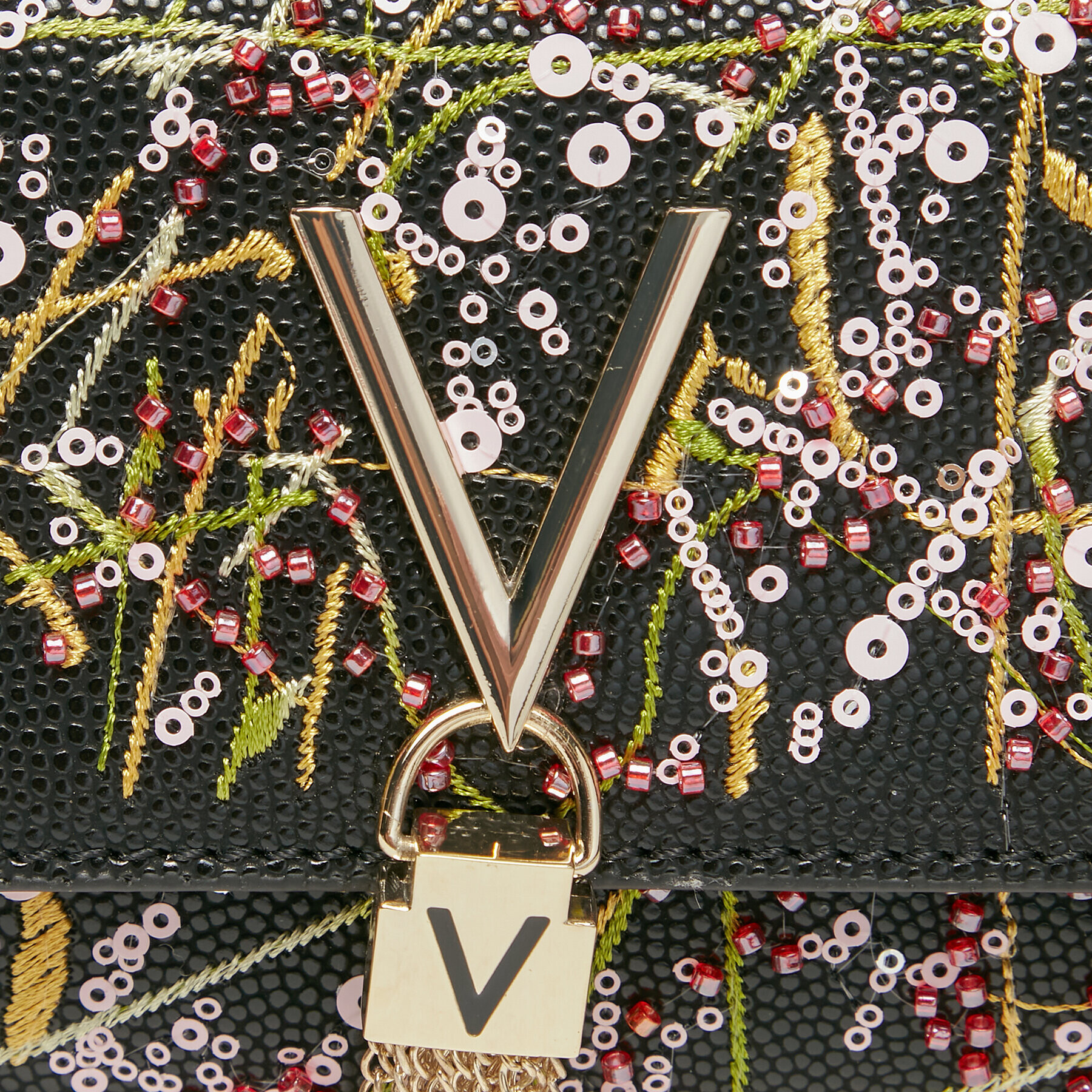 Valentino Kabelka Divina Embroidery VBS7JE03 Černá - Pepit.cz