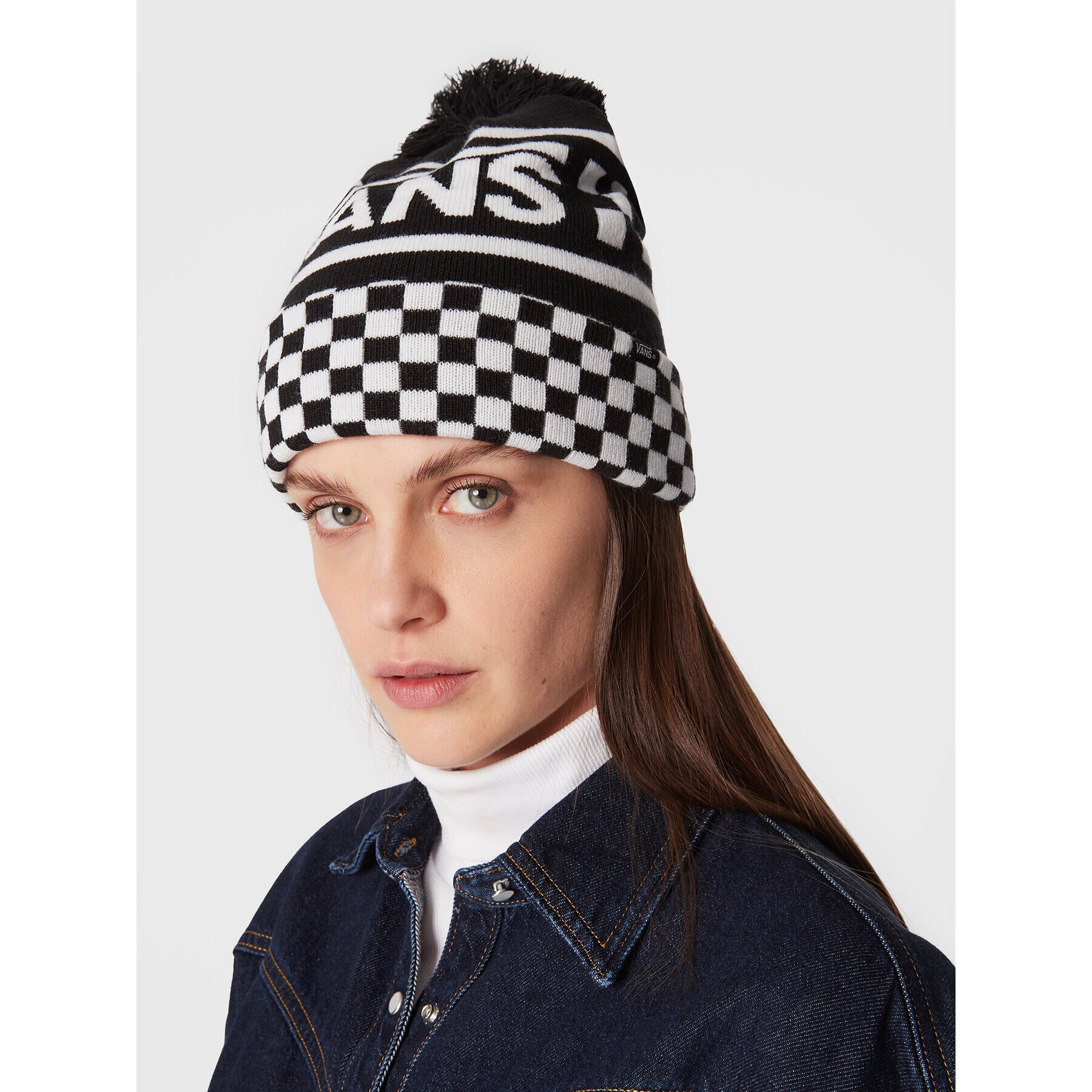 Vans Čepice Spirit Pom Beanie VN0A5LG3Y281 Černá - Pepit.cz