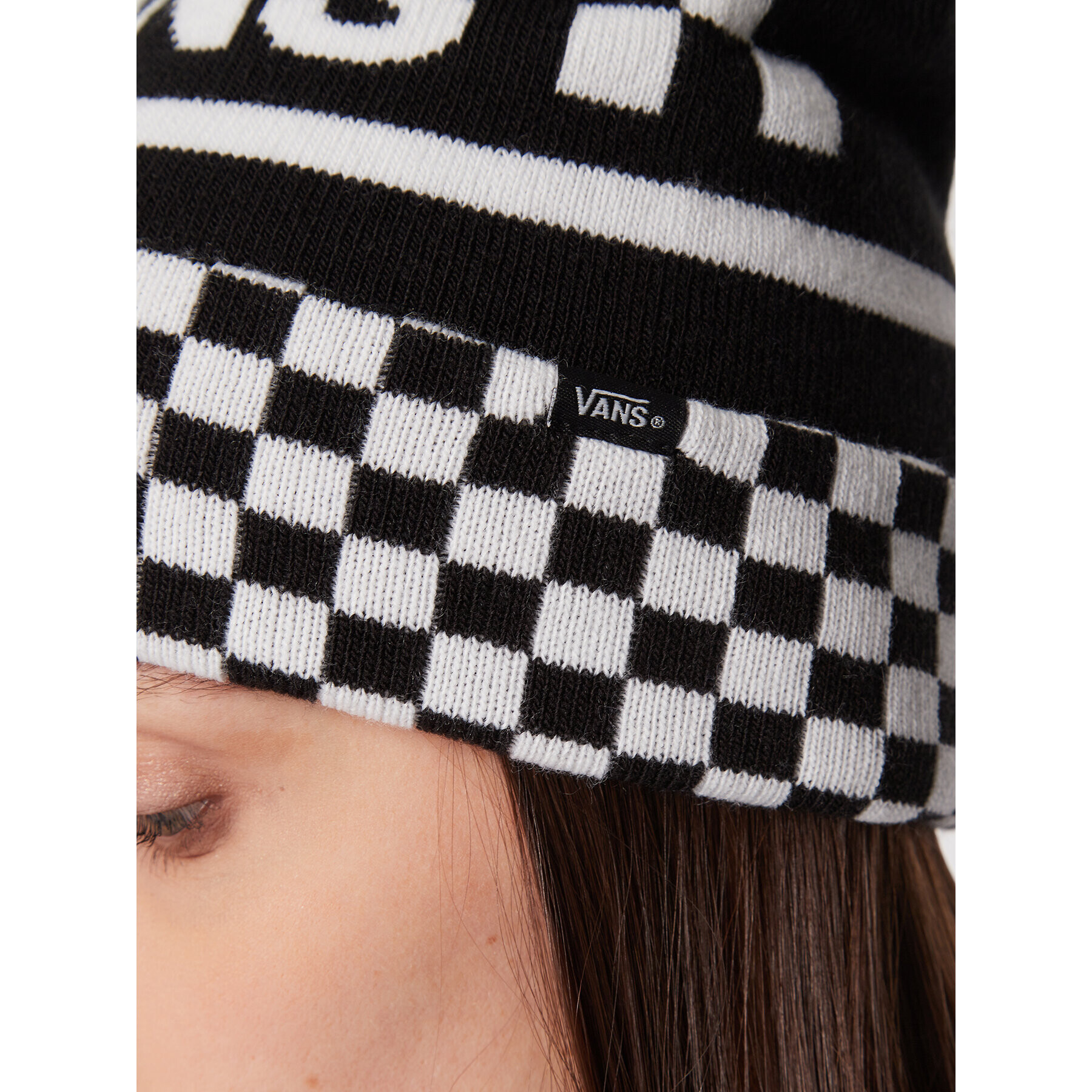 Vans Čepice Spirit Pom Beanie VN0A5LG3Y281 Černá - Pepit.cz